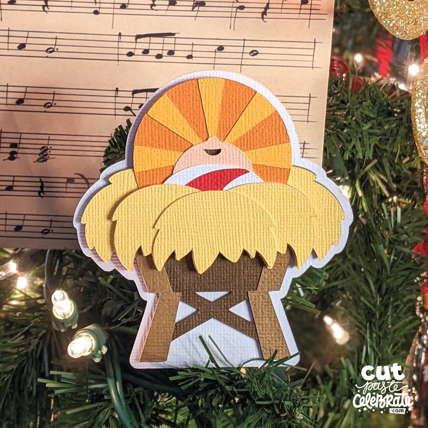 Cut this Baby Jesus SVG cut file with your Silhouette or Cricut cutting machines