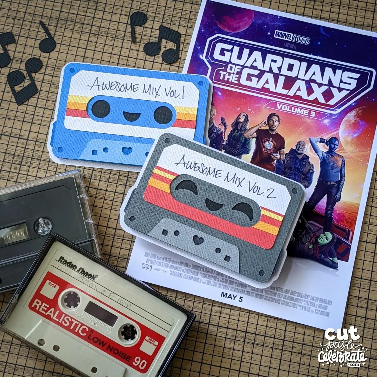 My girls are so excited to see #GuardiansOfTheGalaxyVol3 on opening night!!!

#CutPasteCelebrate #CassetteTapes #MixTape #SVGcutFiles