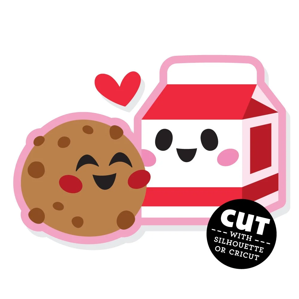 Better Together SVG Cut File - Milk & Cookie