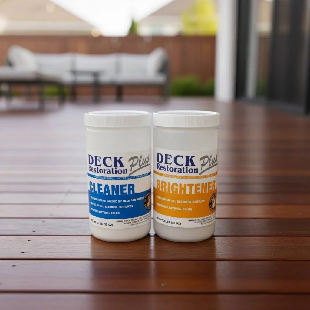 Deck Restoration Plus — DIY Deck Cleaner and Brightener Bundle