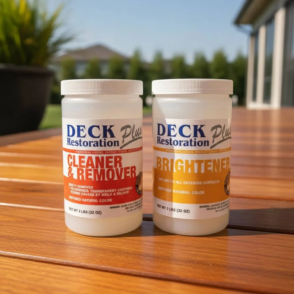 Deck Restoration Plus — Deck Cleaner/Remover and Brightener Bundle