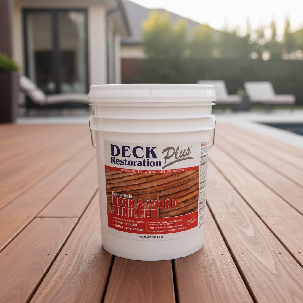 Deck Restoration Plus: Deck & Wood Stripper **PRICE INCLUDES SHIPPING & HAZMAT FEES**
