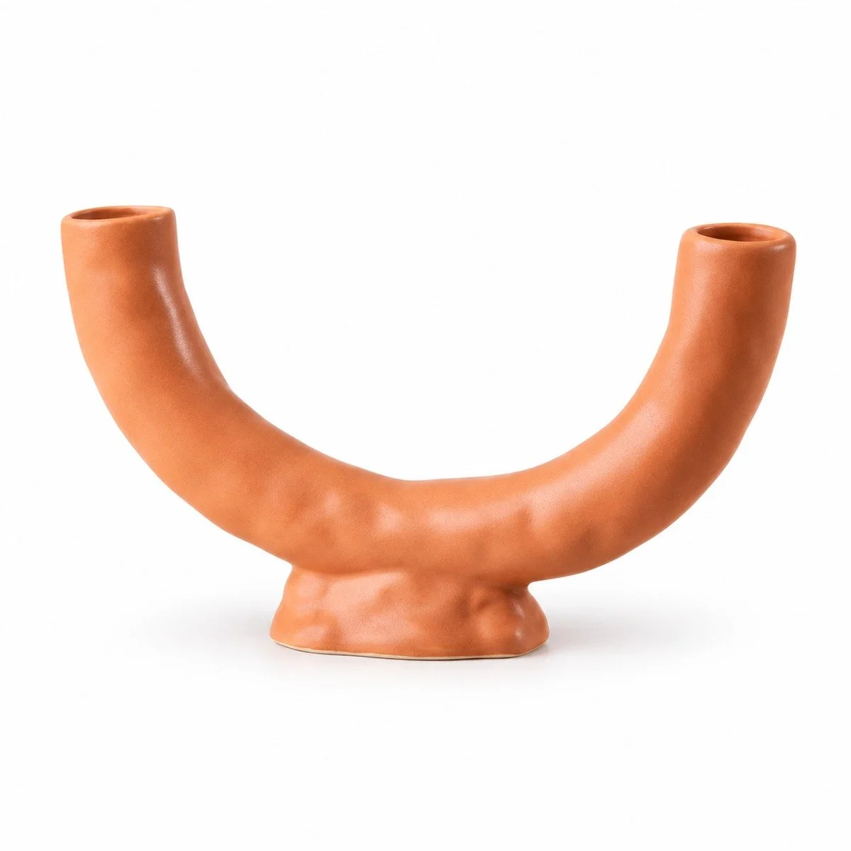 Terracotta Arc Vase