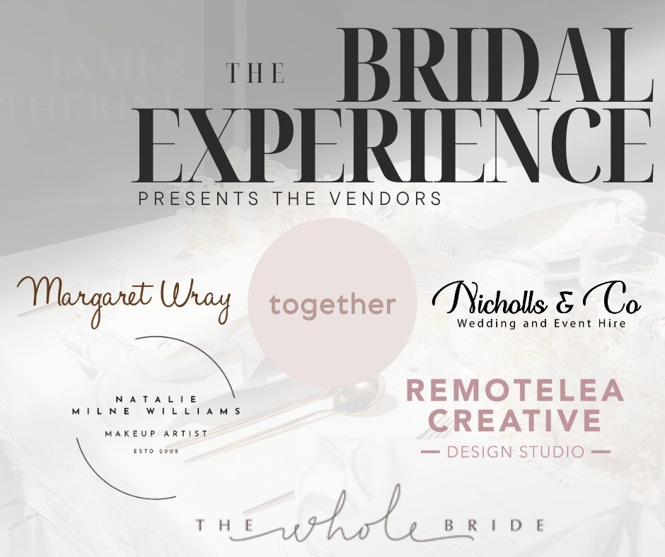 The Bridal Experience Presents - The Vendors

You have patiently waited, and as we head in to the weekend we are delighted to share with you the highly anticipated vendor list 🤍

Come along to The Bridal Experience to taste, feel and see how you and