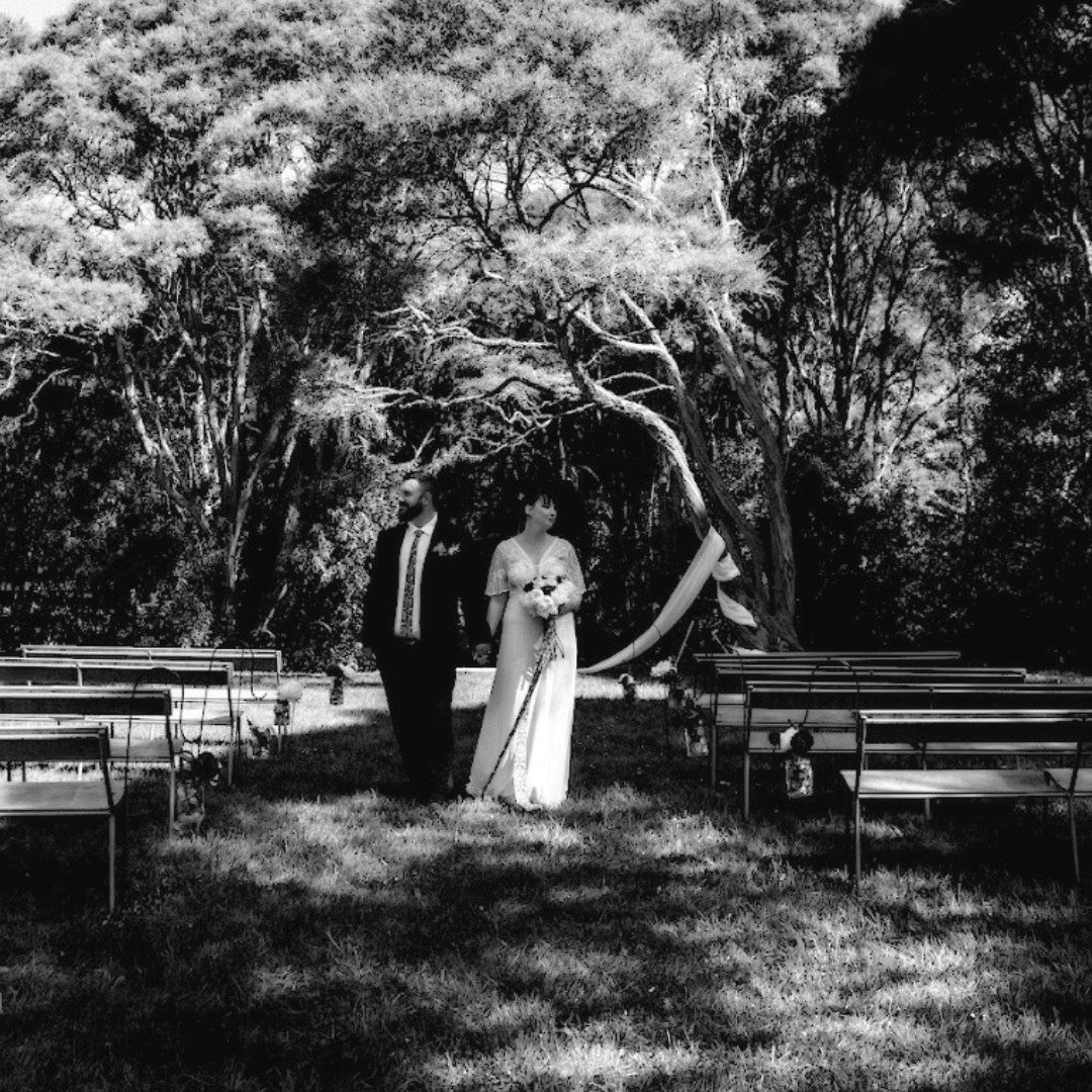 We are in love with how mysterious this photo is! 

Nestled in the forest at Waiora, Beth had a clear vision on what she wanted her wedding to look like and the day was just perfect! We love to see how different couples style our hire items. 

Beth y