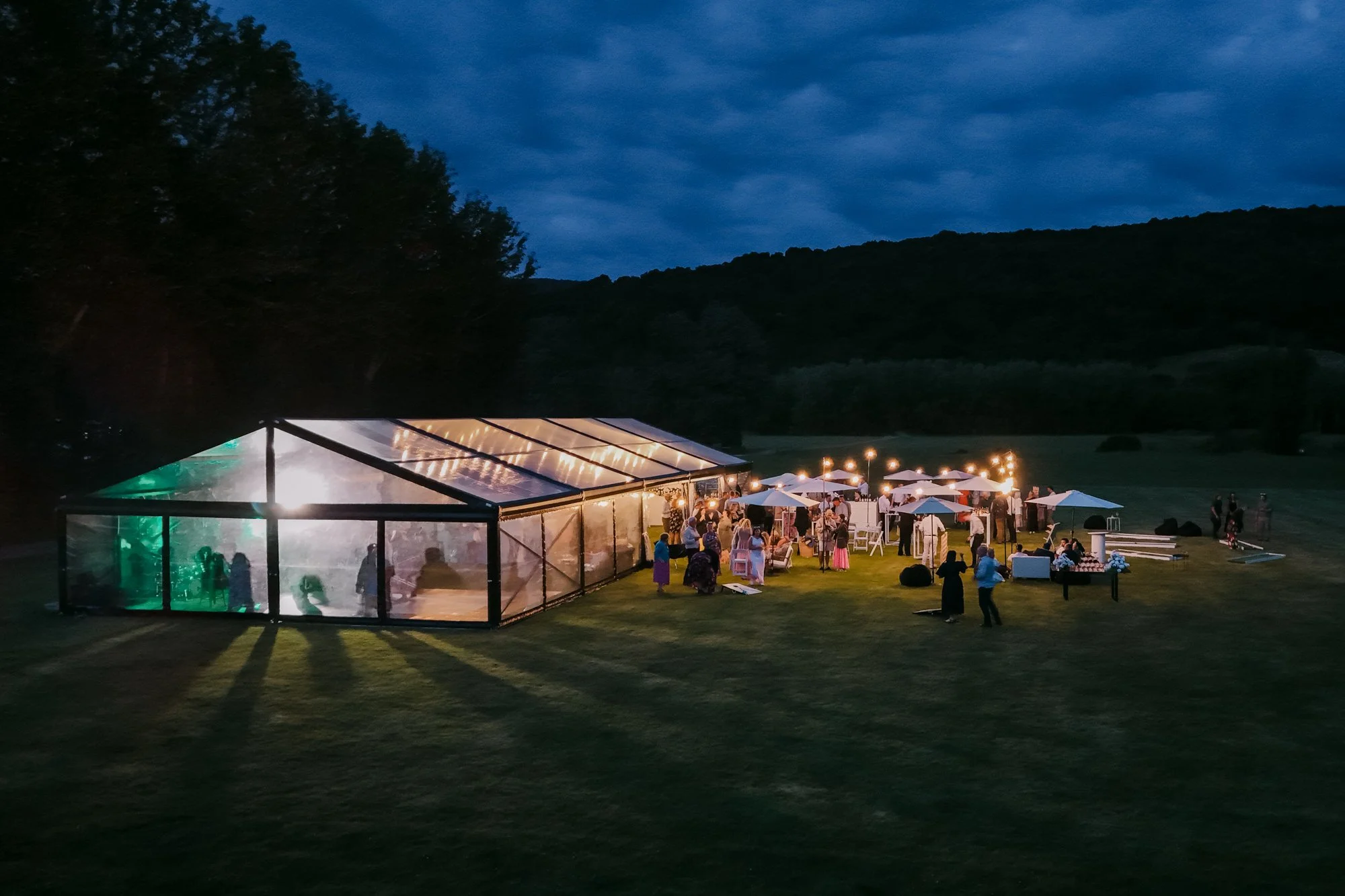 A clear marquee under moody skies, the perfect balance of luxury and atmosphere.
Furniture and Styling by @nichollsandco.nz 
Captured by @aimeeprestonimages 
Marque @yougather_events 
@lana_medder 
#NichollsAndCoWeddings #MarqueeWedding #OtagoWeddi