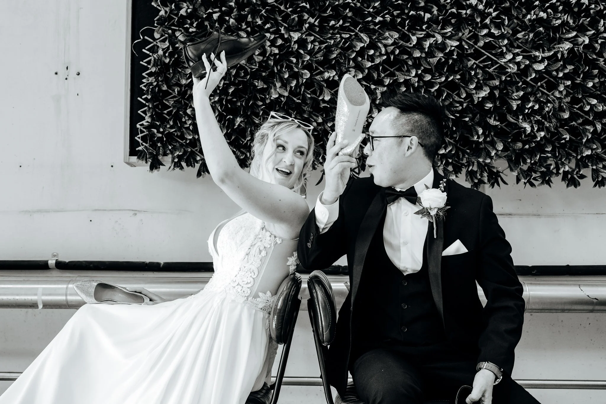 From classic lawn games to the iconic Shoe Game and the now popular Bring me game,  wedding games are the perfect way to break the ice, get guests laughing, and reflect you as a couple.

Whether it's giant Jenga, personalised trivia, or something tot