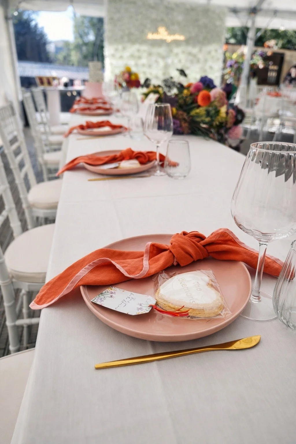 Adding those perfect pops of colour.

This wedding felt vibrant, fresh and full of personality, proving that colour can be both fun and refined.

Explore more: www.nichollsandco.com

Planning and Hire @nichollsandco.nz 
Napkins Tble. 
Celebrant @melf