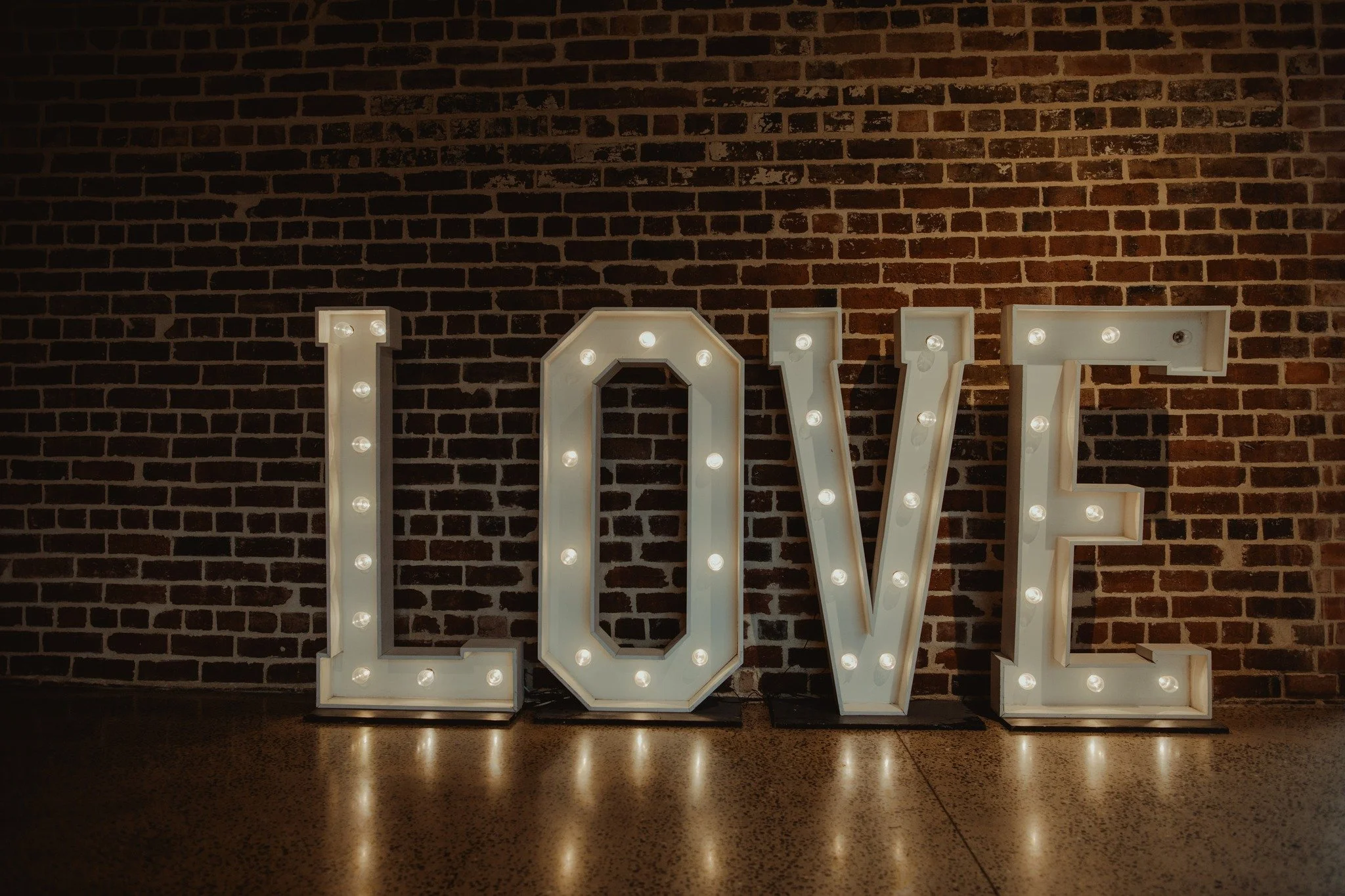Sometimes the simplest details make the biggest difference.

Our LOVE lights have been part of so many weddings and events over the years and they still make such an impact in a room. Especially once the lights go down and the dancing begins.

Availa