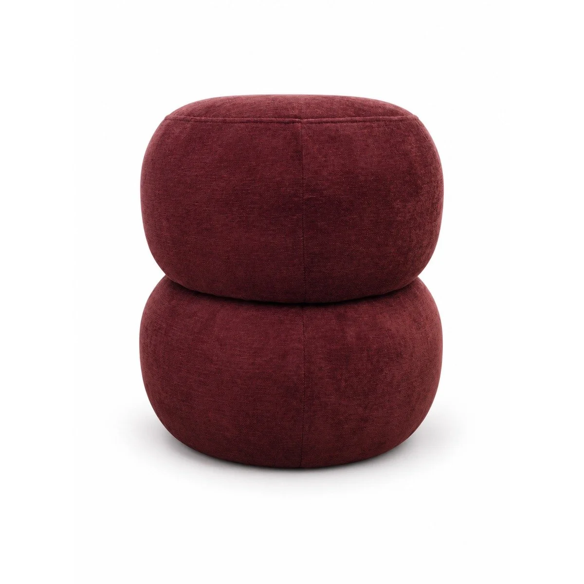 Merlot Round Ottoman