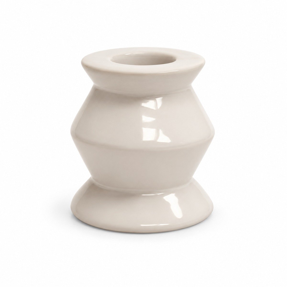Ivory Sculpted Candleholder