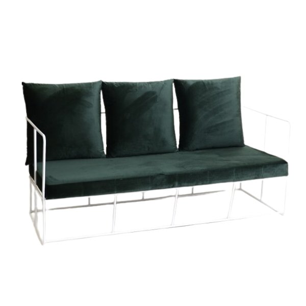 Furniture Hire - Velvet Forest Green Sofa.jpg