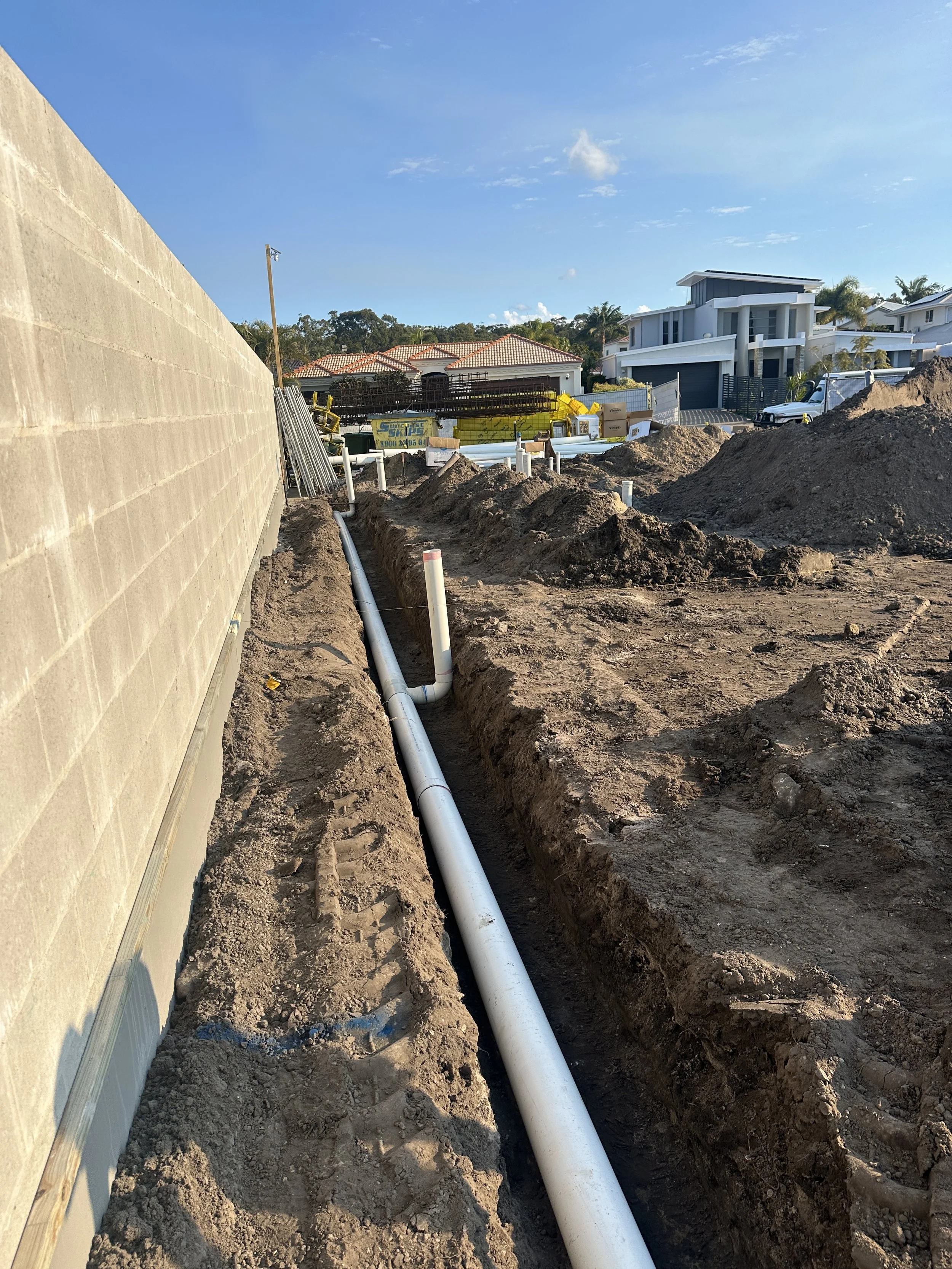 In Ground Sewer And Stormwater For Our Shorehaven Project With St Andrews Constructions