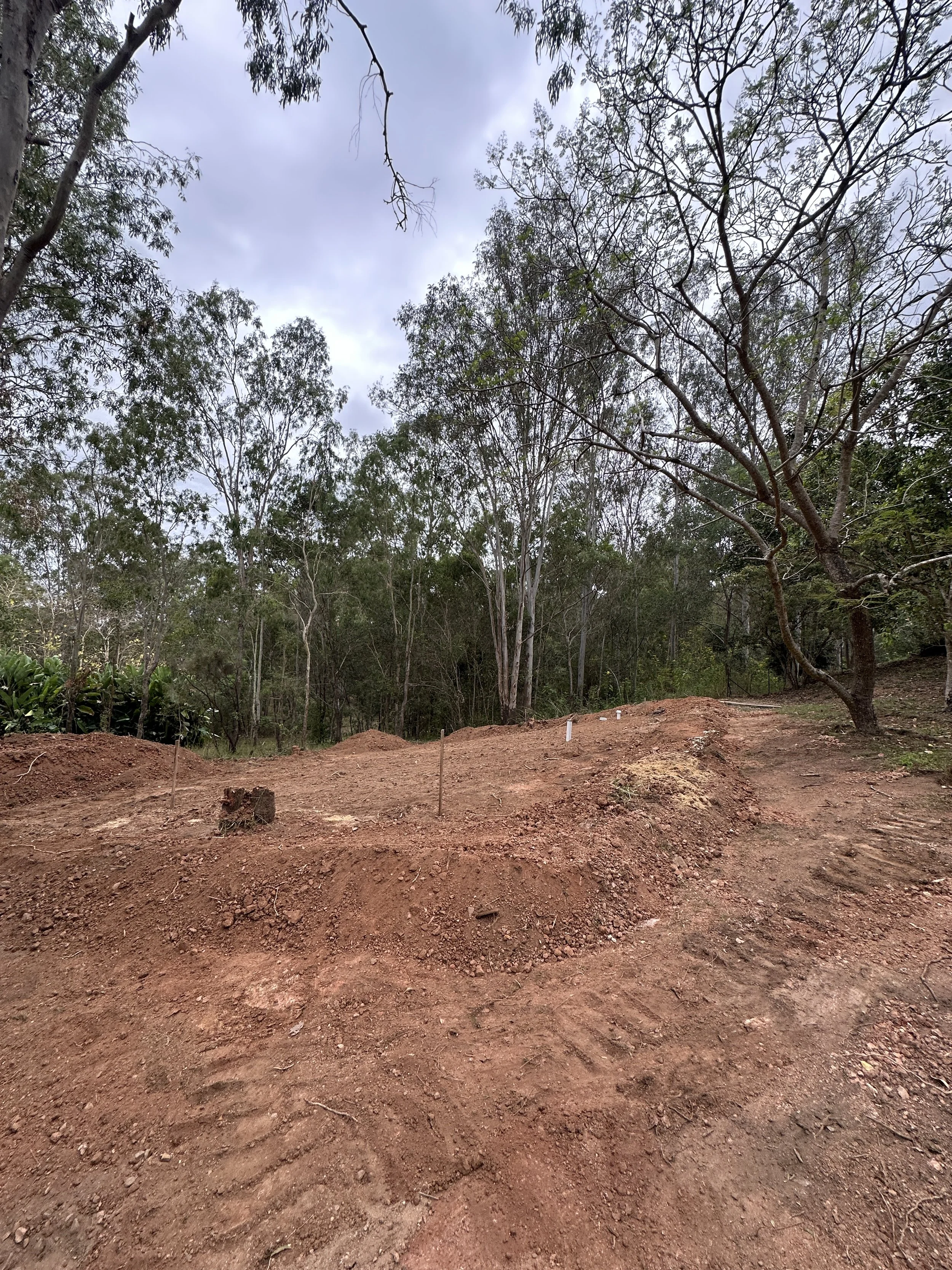 AES Septic System Upgrade For A Property In Kenilworth - Backfill And Large Mounds To Direct Away Any Stormwater Runoff 