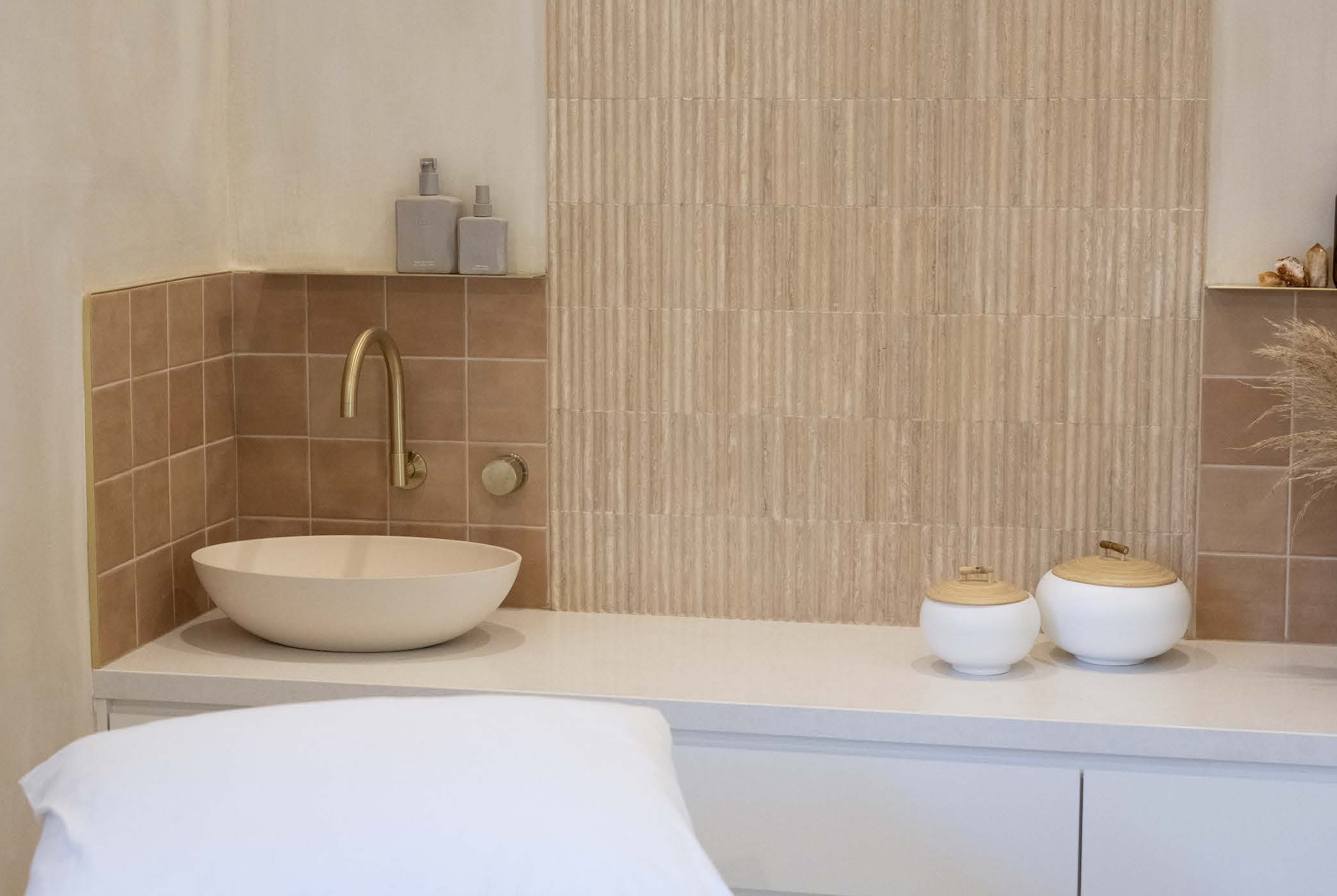 Beauty Room Renovation Vanity Basin