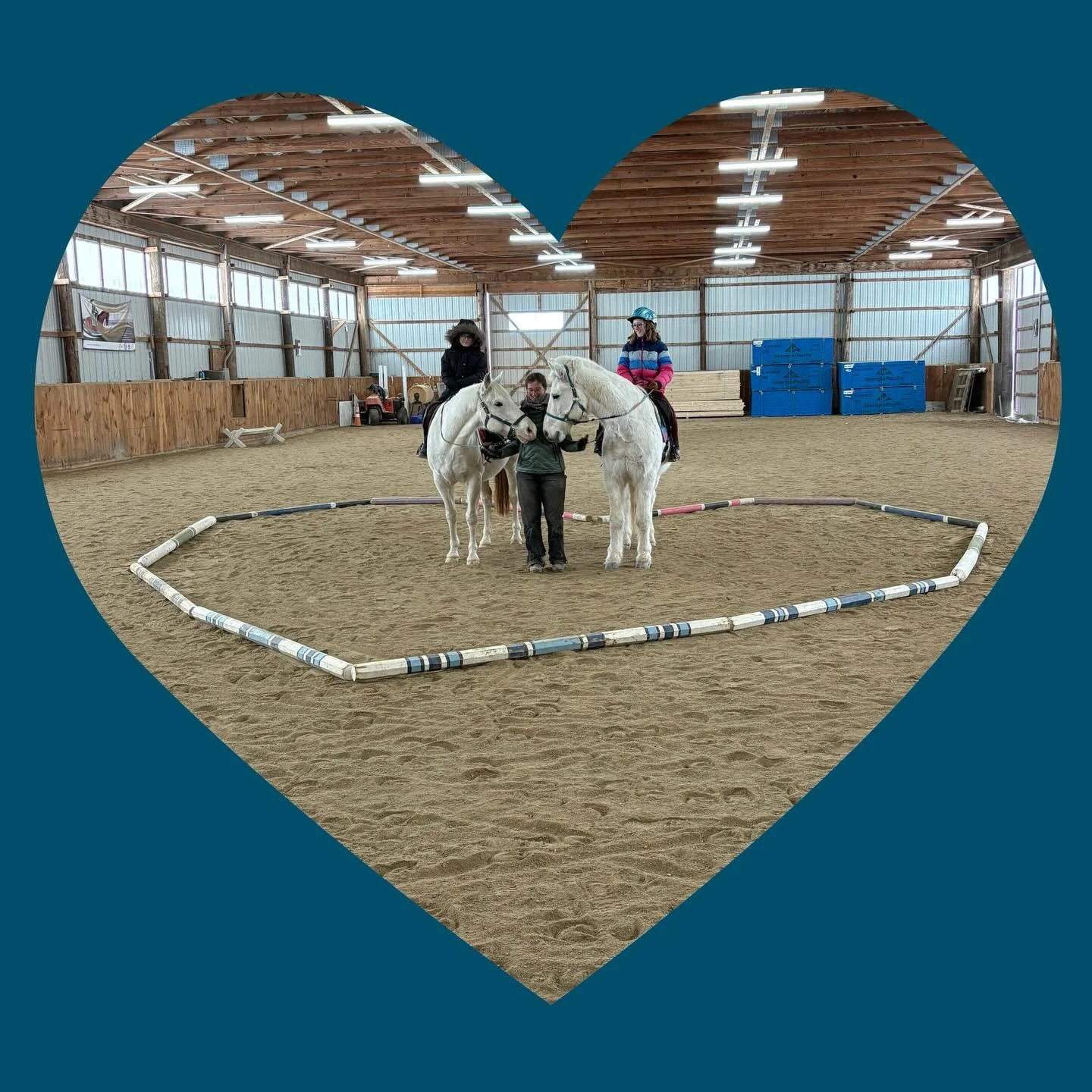 &ldquo;Sparky, will you be my Valentine?&rdquo;

We used our heart of poles to practice finding and riding our own lines! 

A favorite was the rollback in over a pink pole, around the inside of the heart, and then out over the other pink pole.

👁️ V