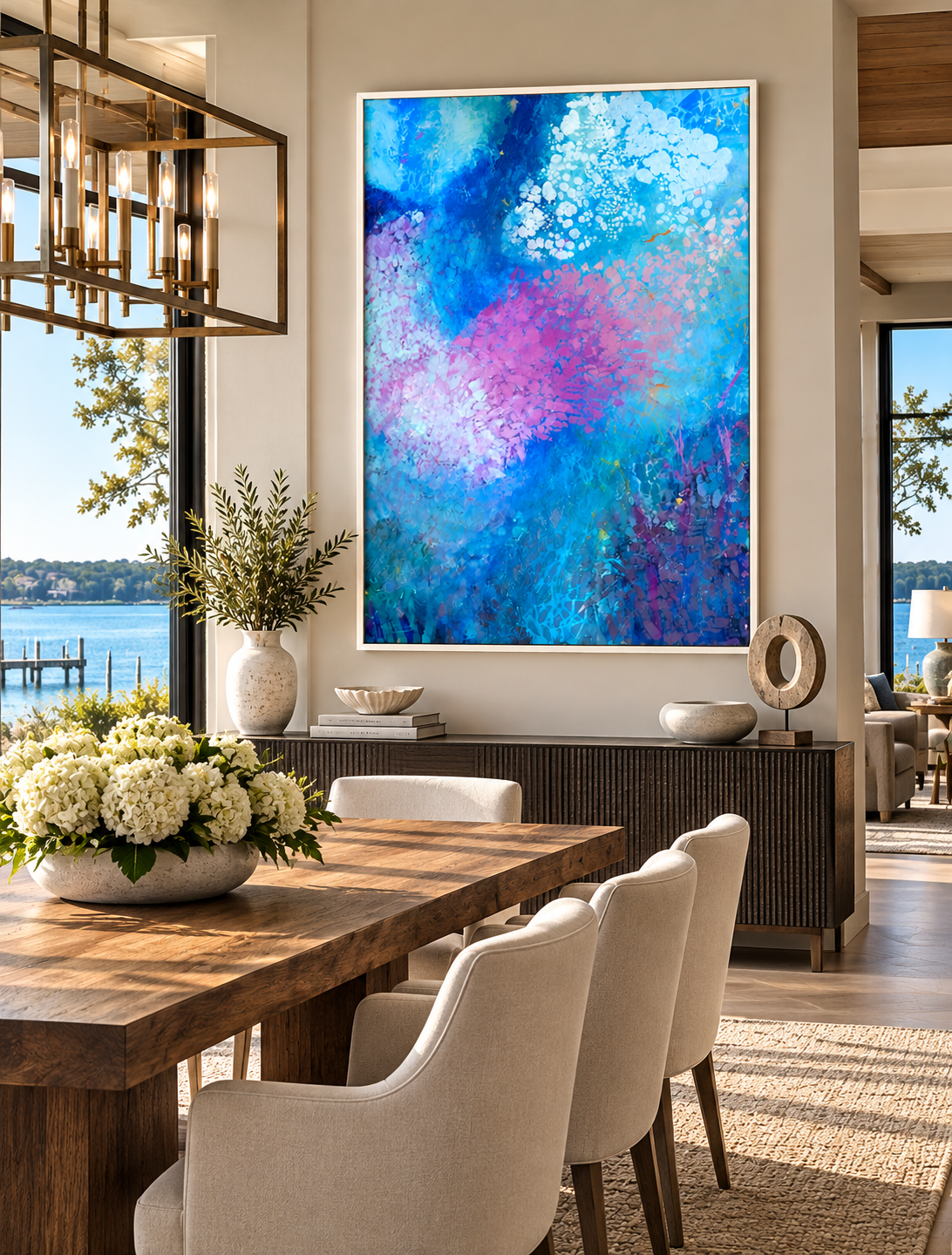 Coastal Dining Room with Abstract Art.png