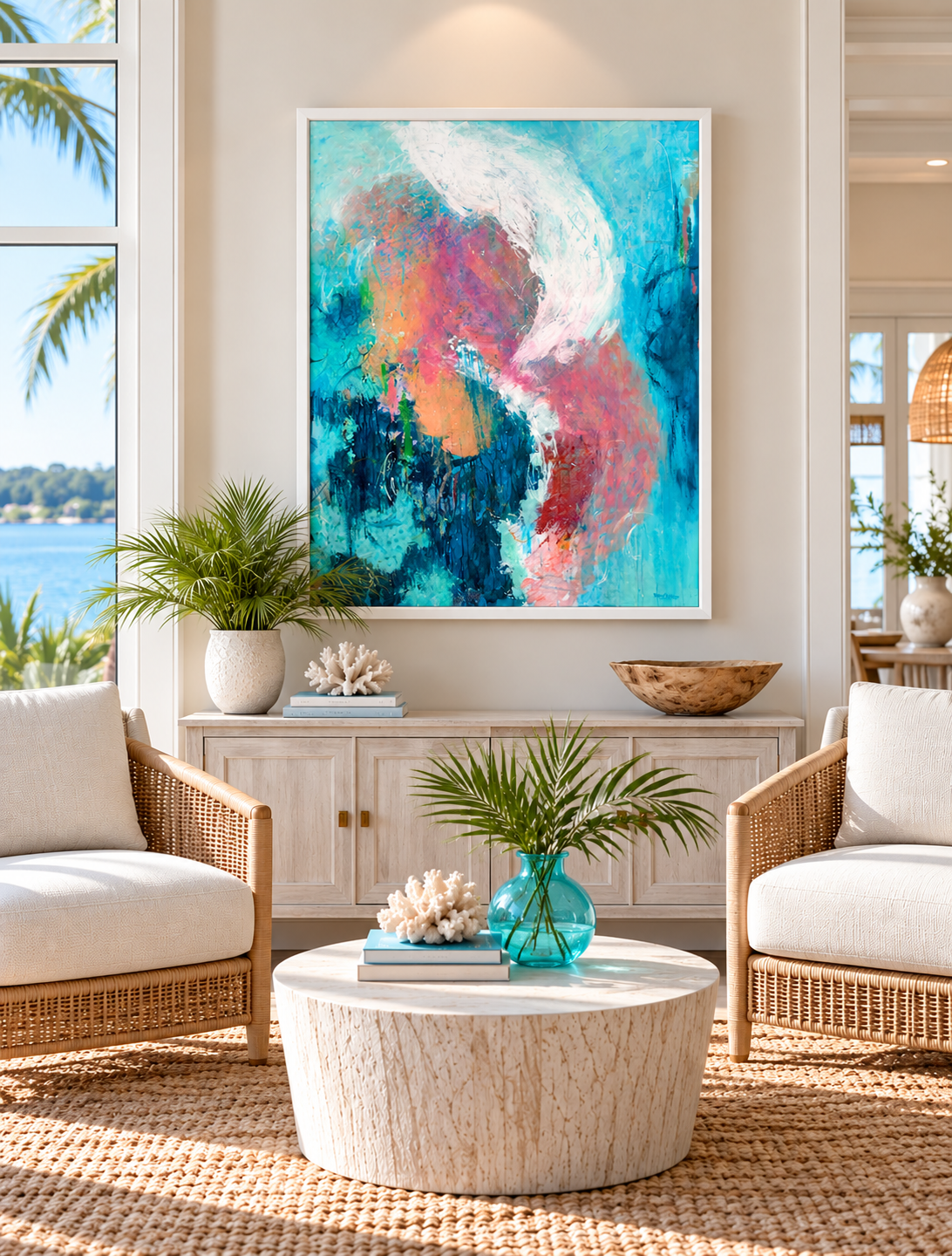 Turquoise Vase Coastal Living Room.png