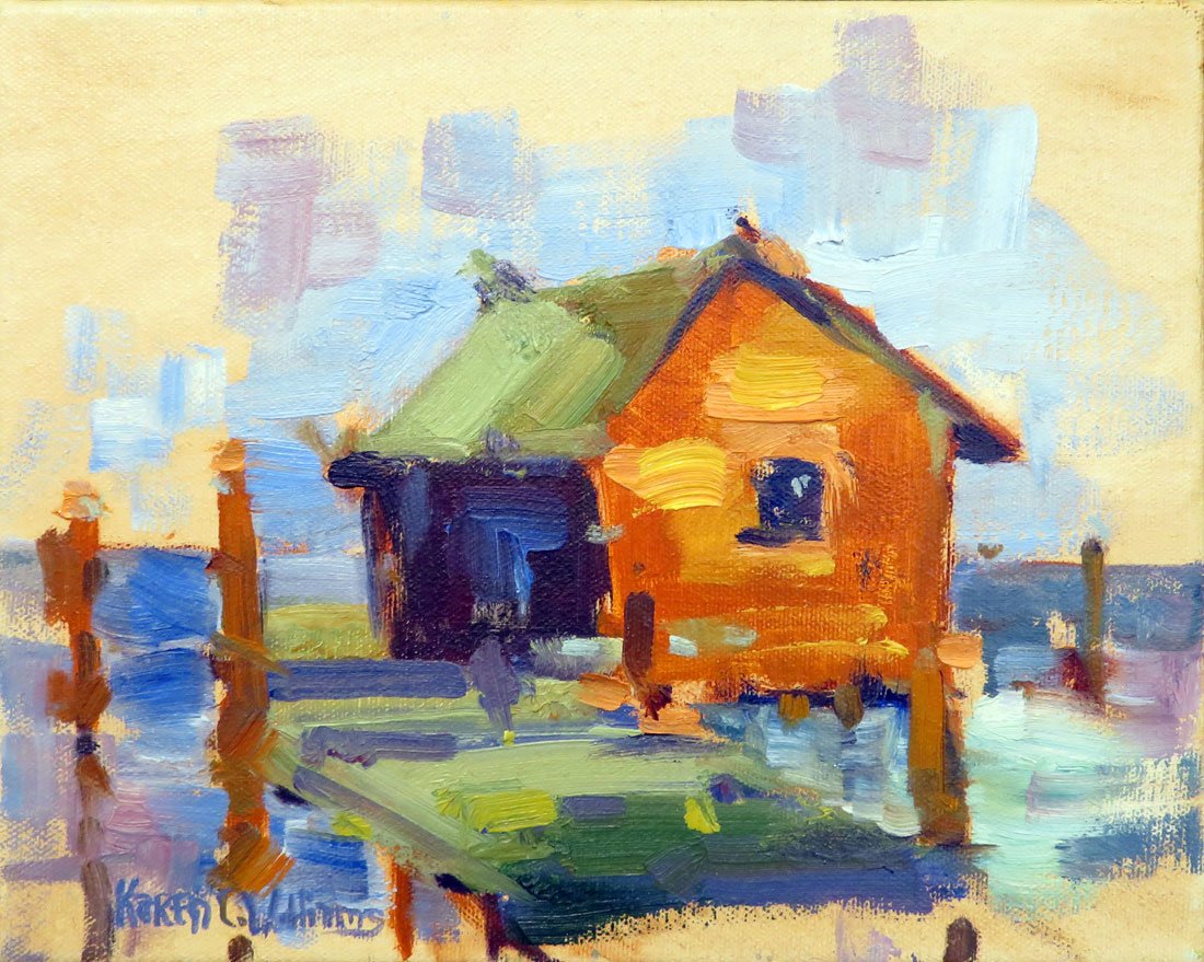 Shack on the Dock of The Bay