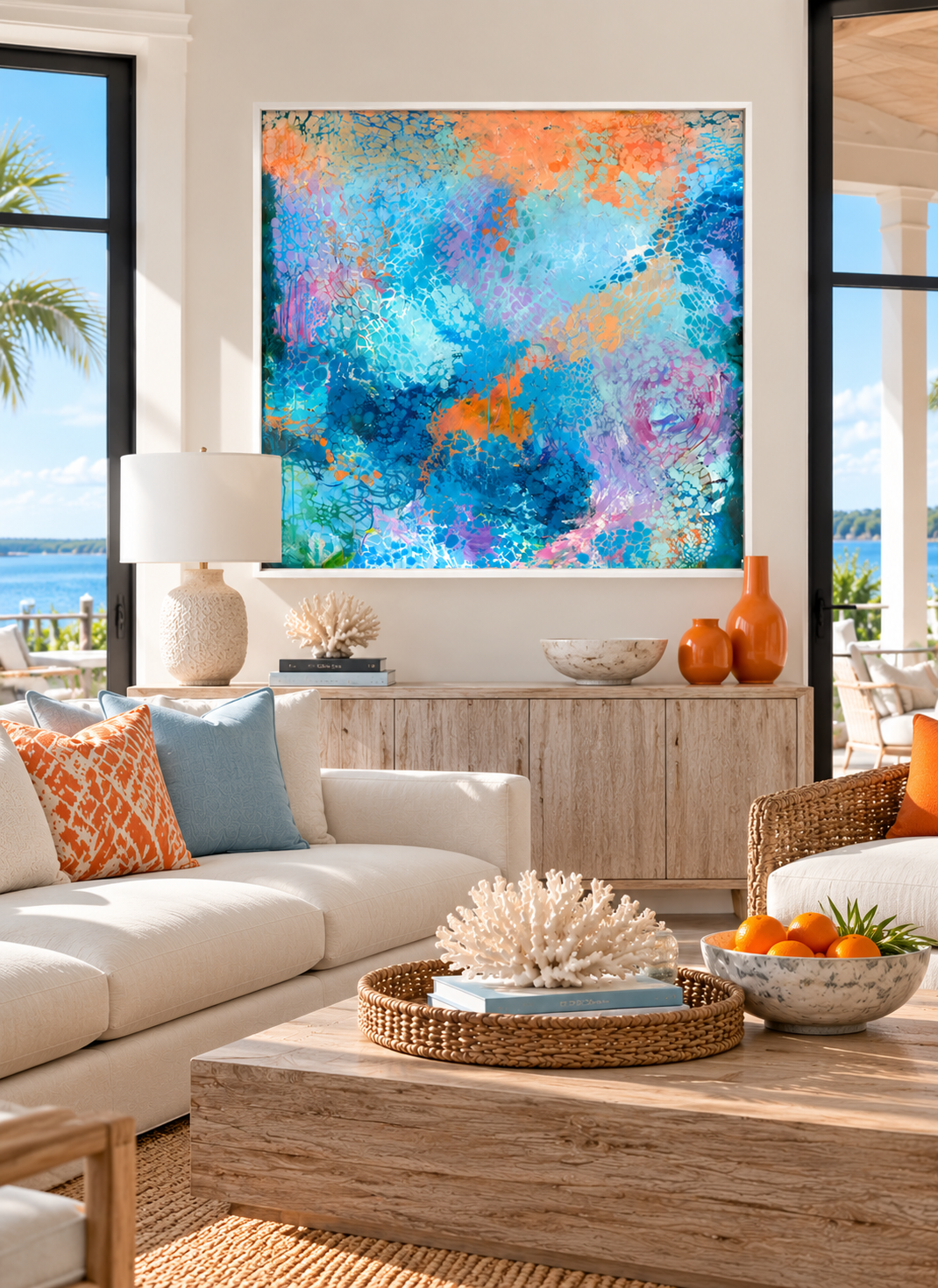 Airy Coastal Living Room with Vibrant Art.png