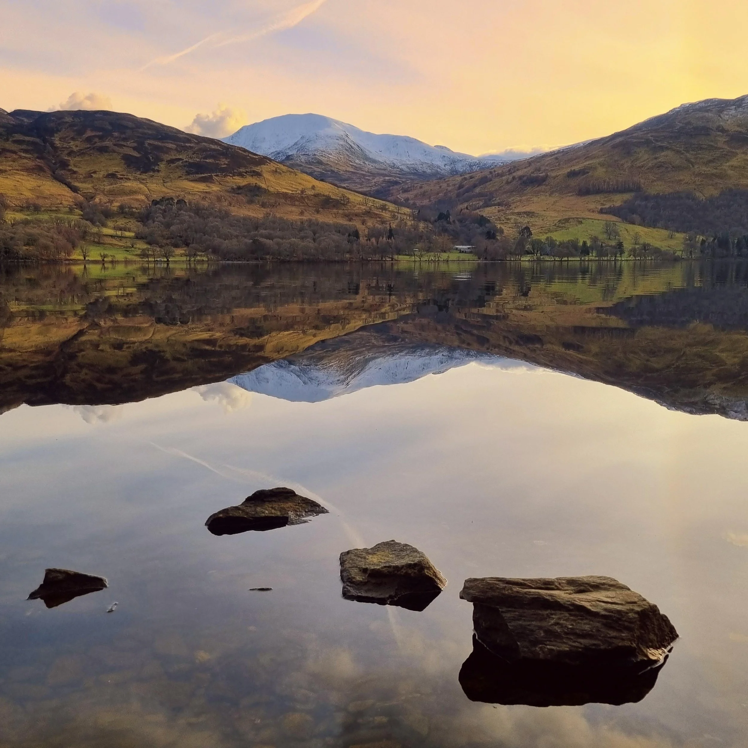 8. Dusk over Loch Earn looking towards Ben Vorlich