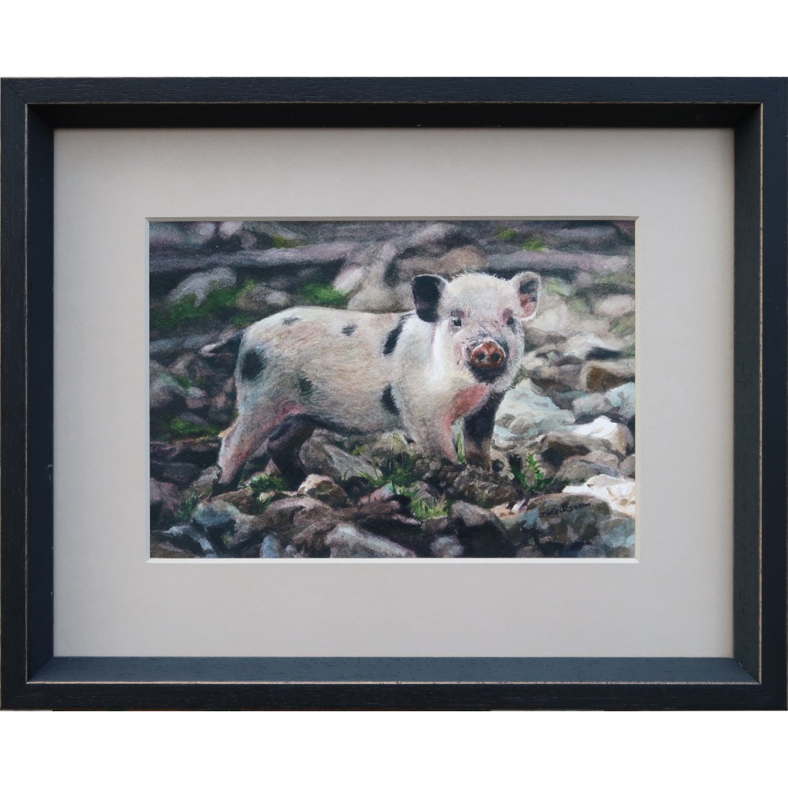 Pigmented Piggy (Original), raamitud.jpeg