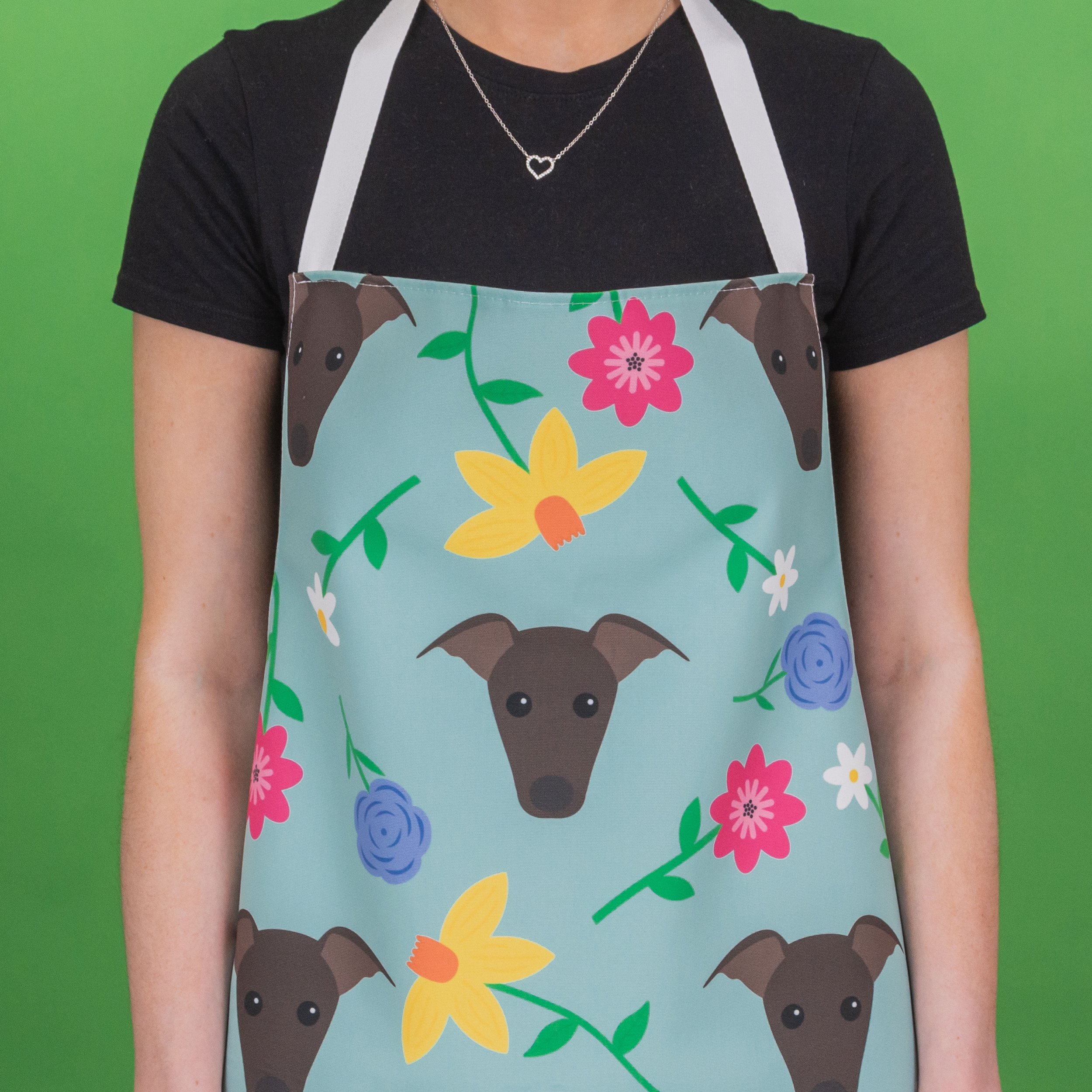 dog apron, custom dog apron, flower dog apron