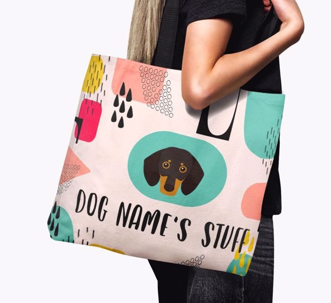 Next image Personalized 'Abstract' Bag for your dog's Stuff
