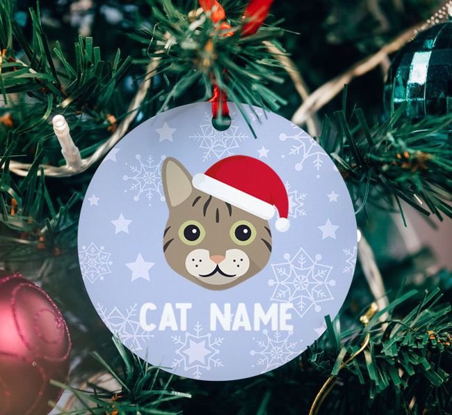 'Snowflake' - Cat Christmas Decoration