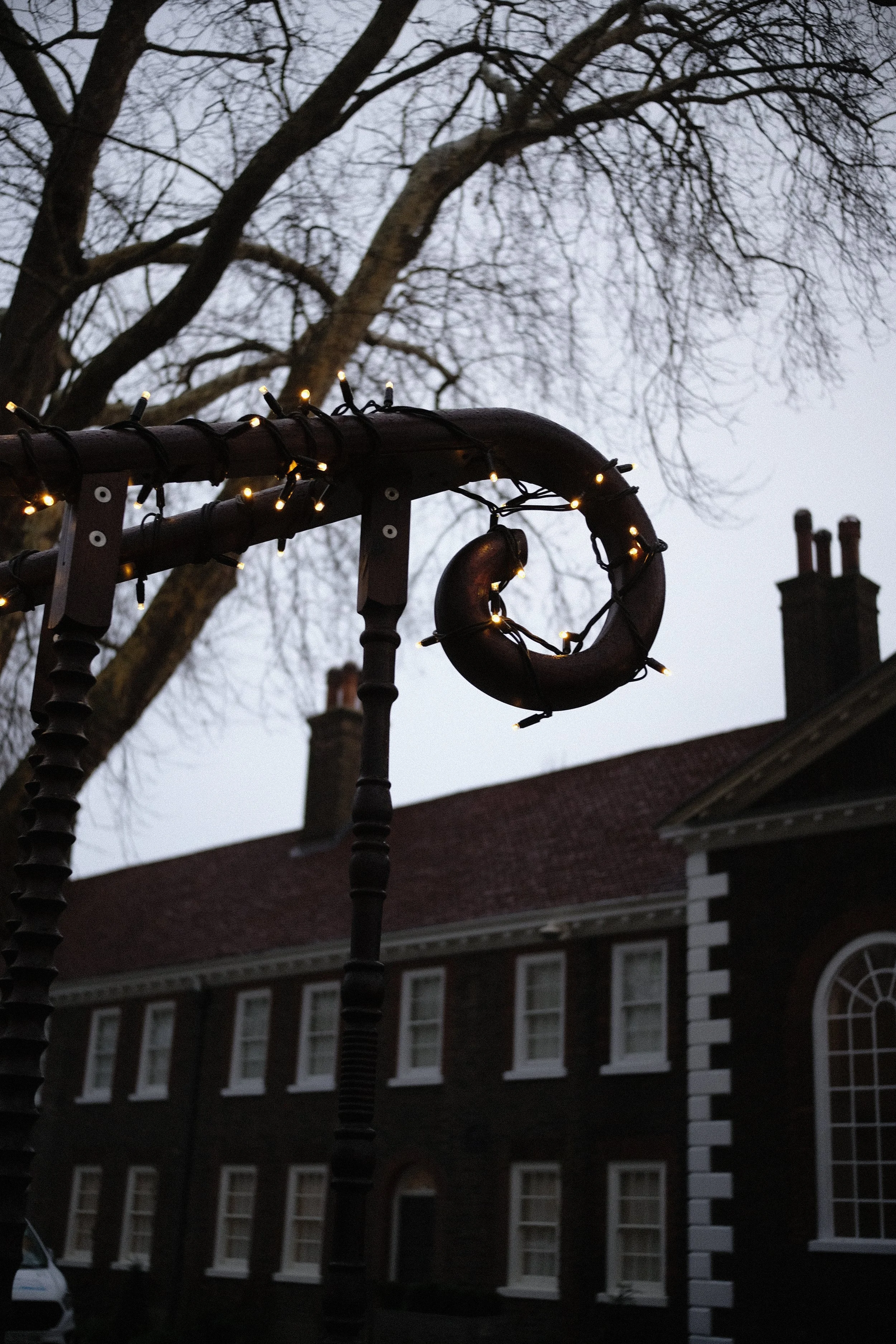 Christmas sculpture at the Museum of the Home