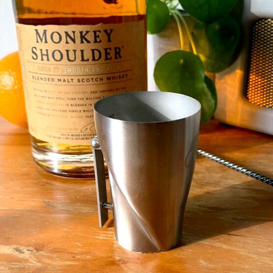 Monkey Shoulder trigger jigger shot pourer mechanical design.jpg
