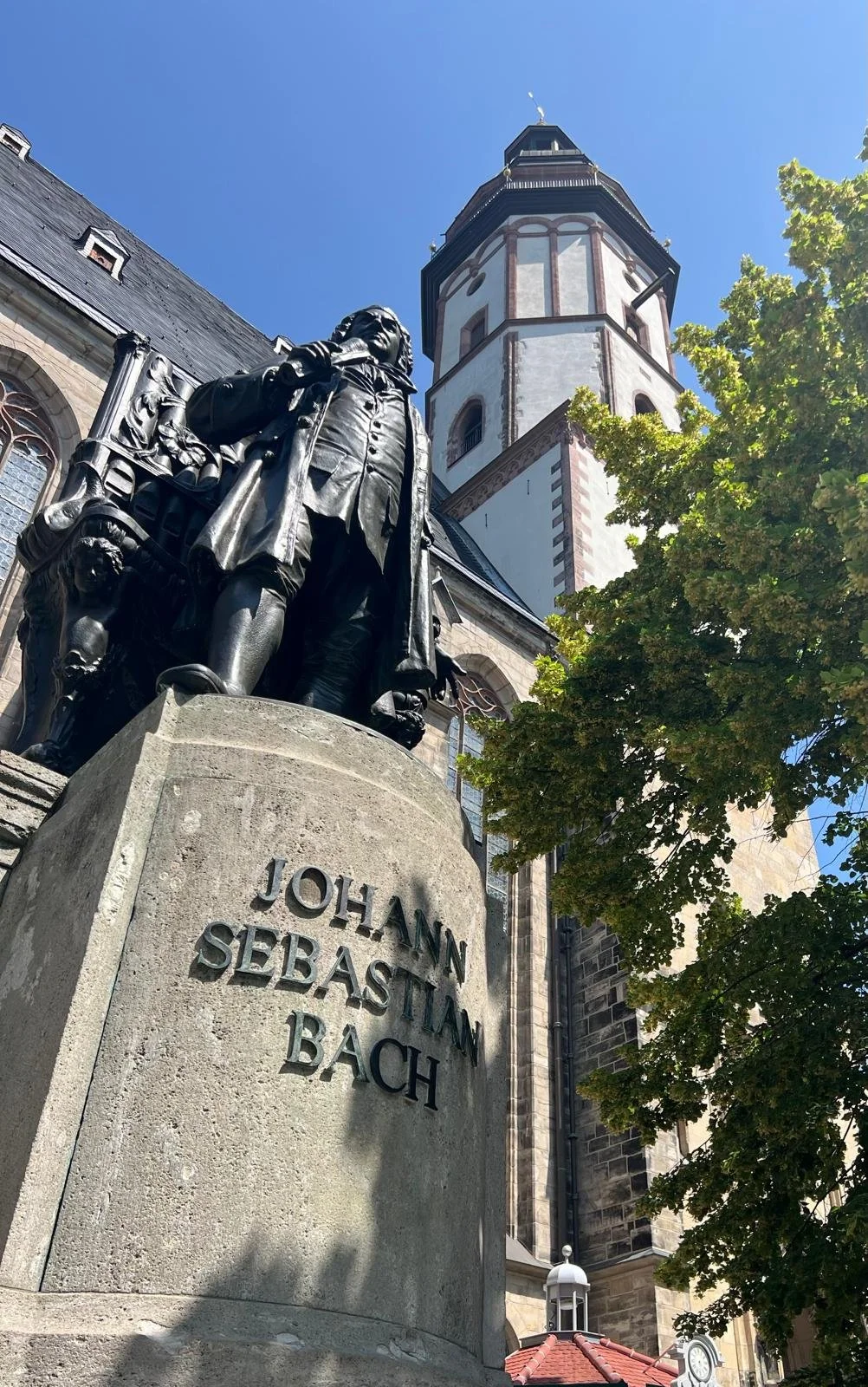 Bach statue, Leipzig