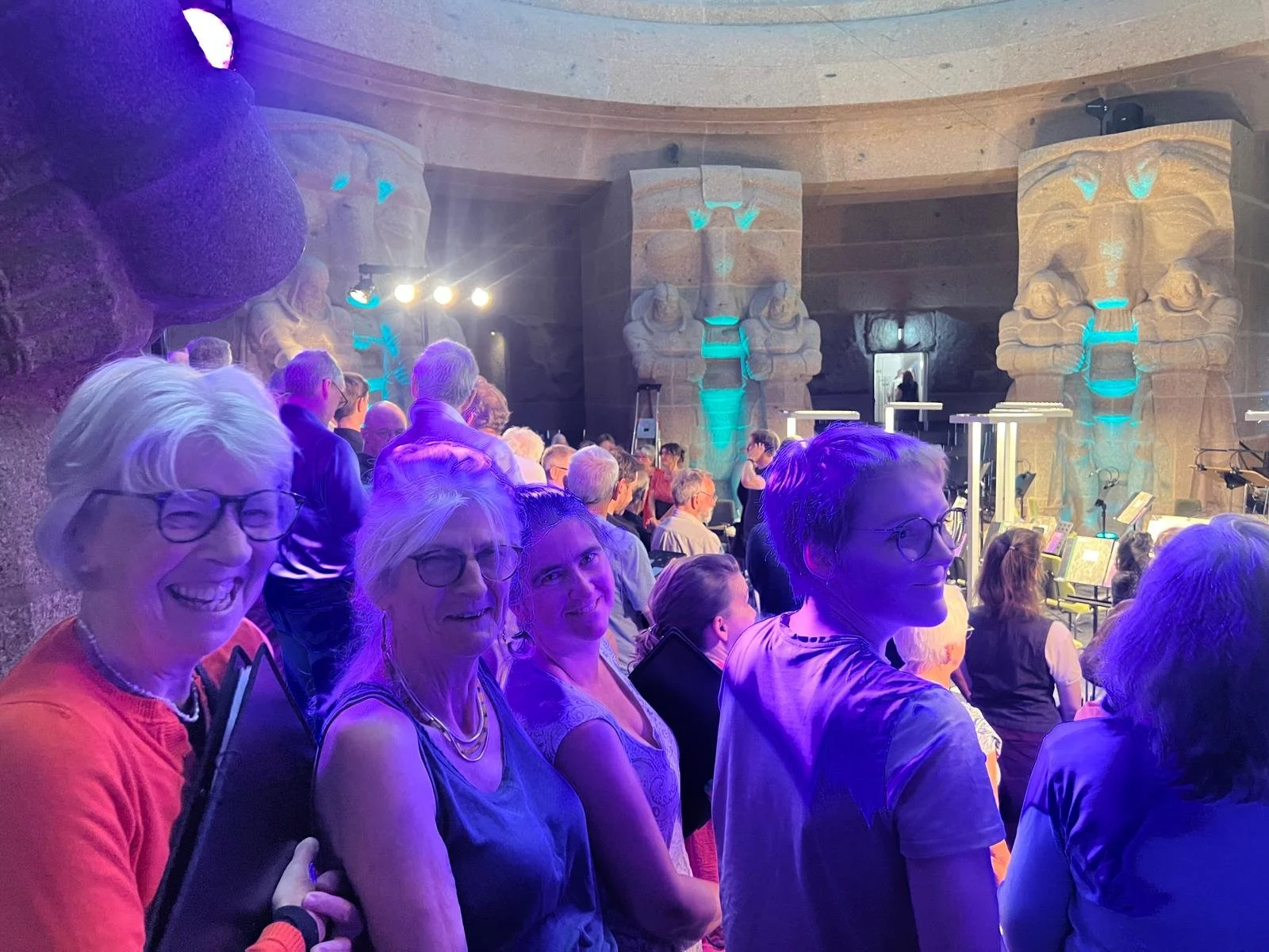 Rehearsing inside the Denkmal