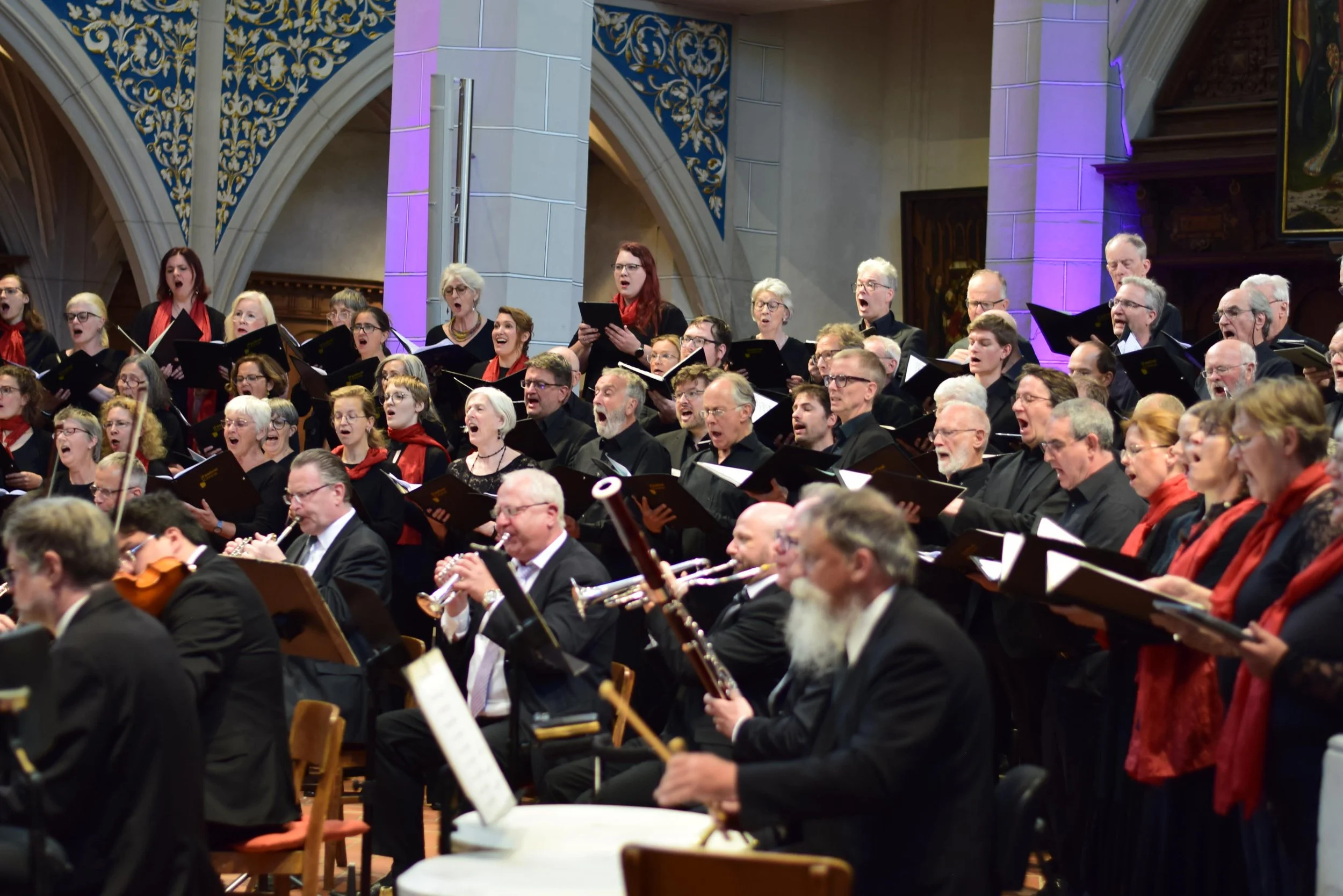 Performing at the Marktkirche, Halle