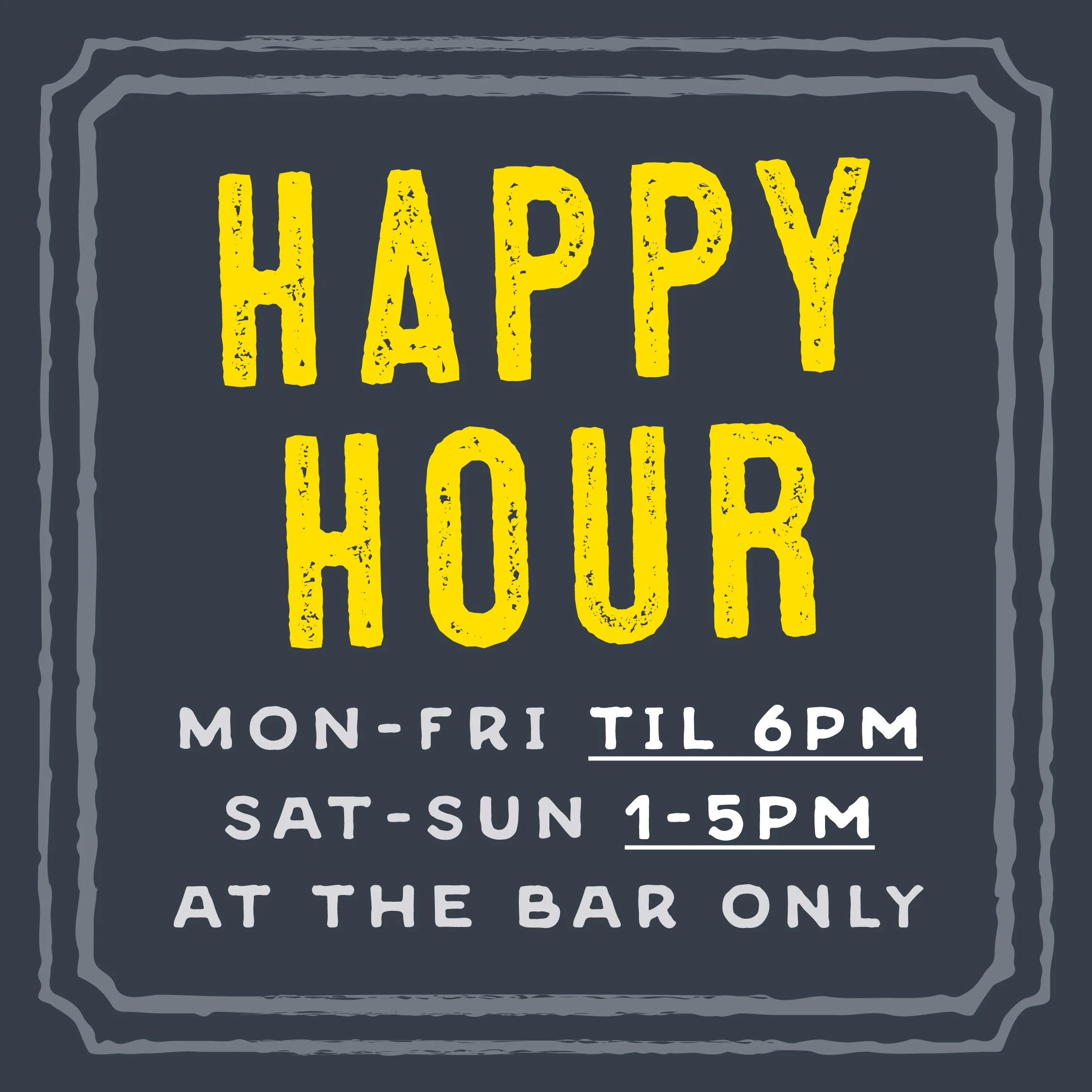 Anchor Tavern Everyday Happy Hour