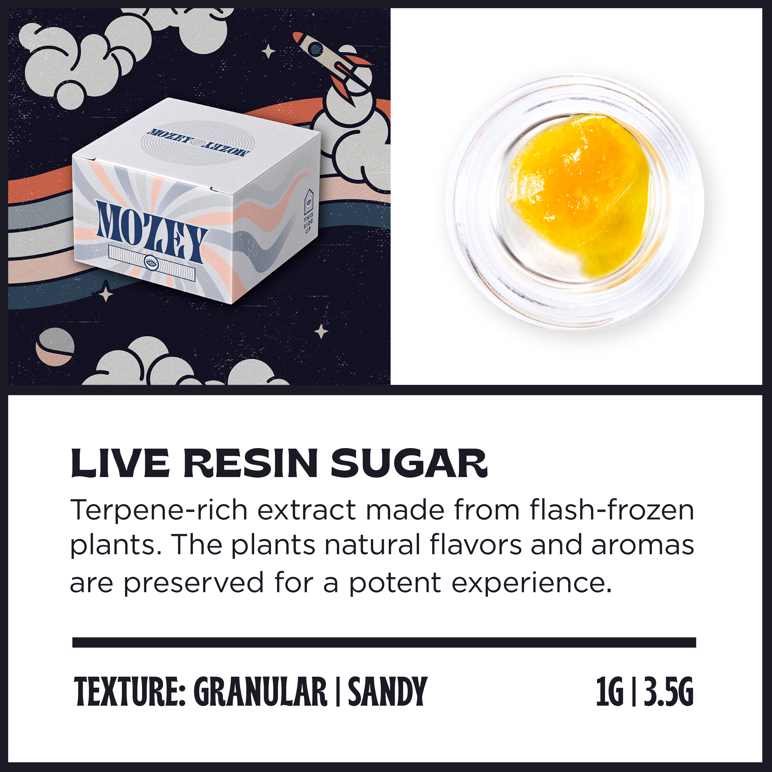 MOZEY Live Resin Sugar