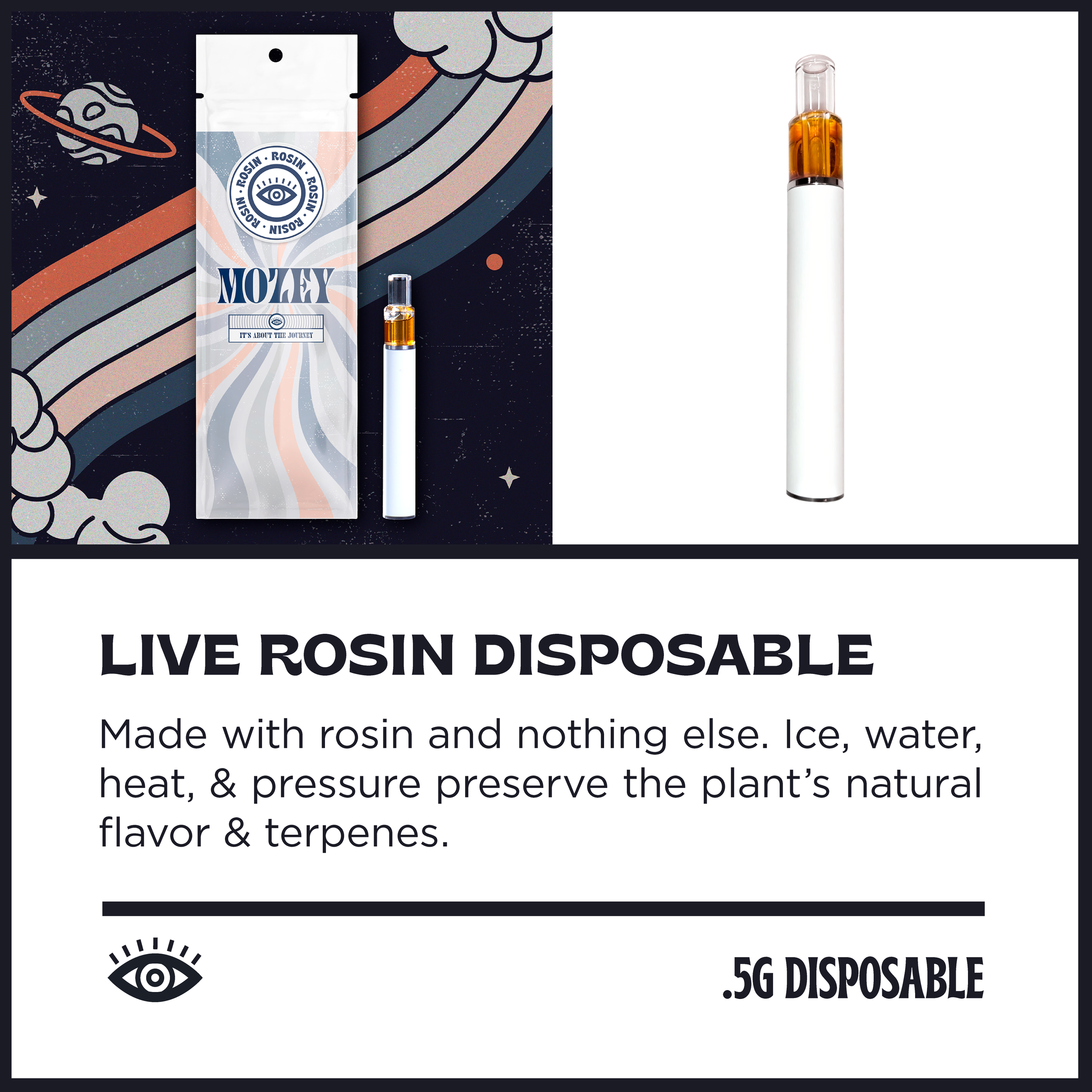MOZEY Live Rosin Disposable
