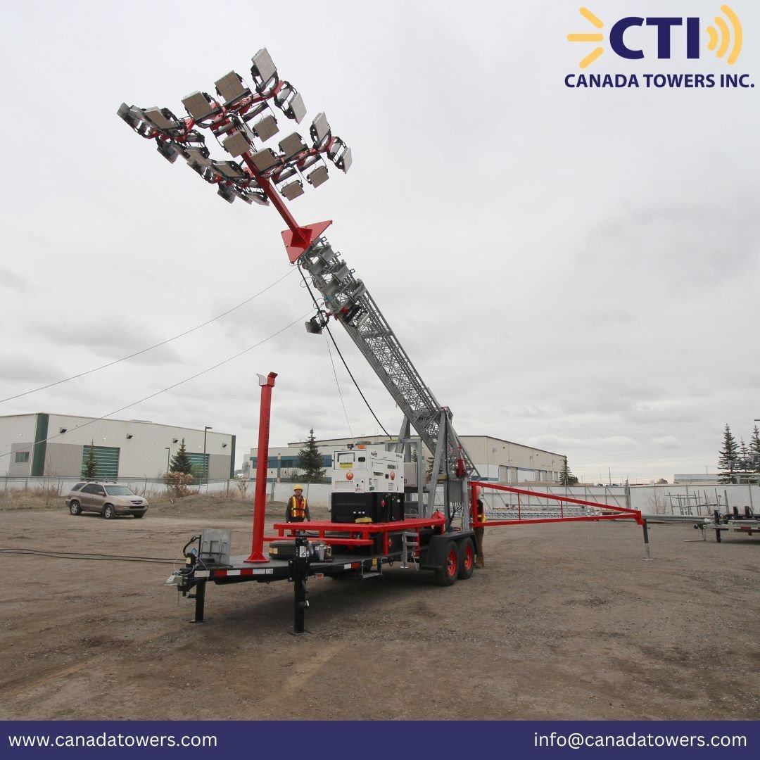 Introducing the Phoenix LED 82 Mobile Light Tower! This incredible unit will be added to our upcoming fleet at Canada Towers!

Features:
&bull; 26 High Output LED's
&bull; Height of 82ft when deployed
&bull; Equipped with a 14 KVA DGK 14F Diesel Gene