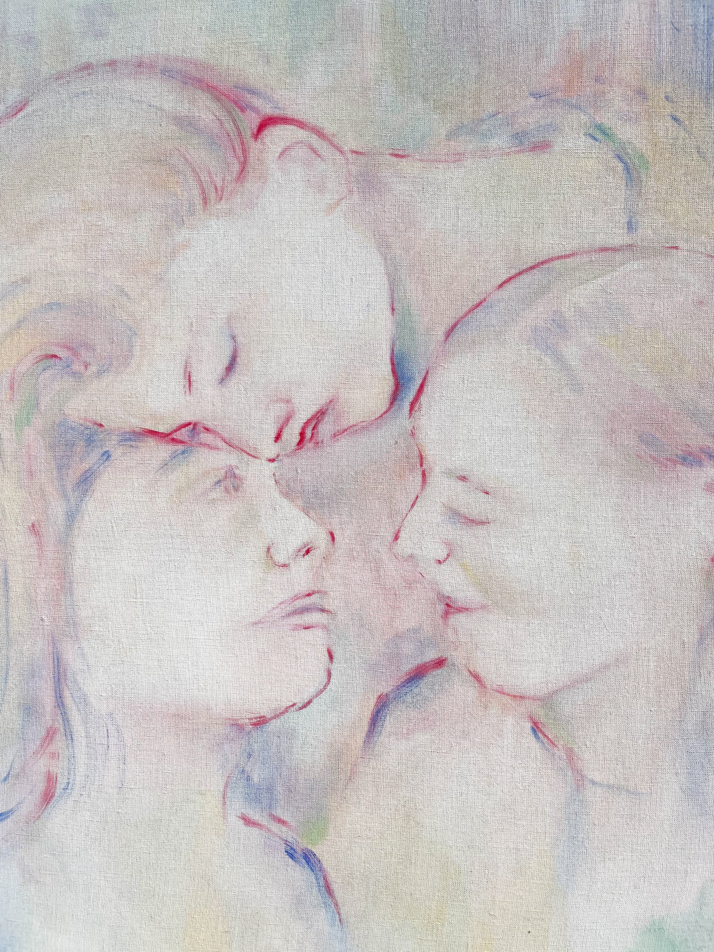 Three Graces, Detail 1.
60 x 70cm
Oil on linen
2024