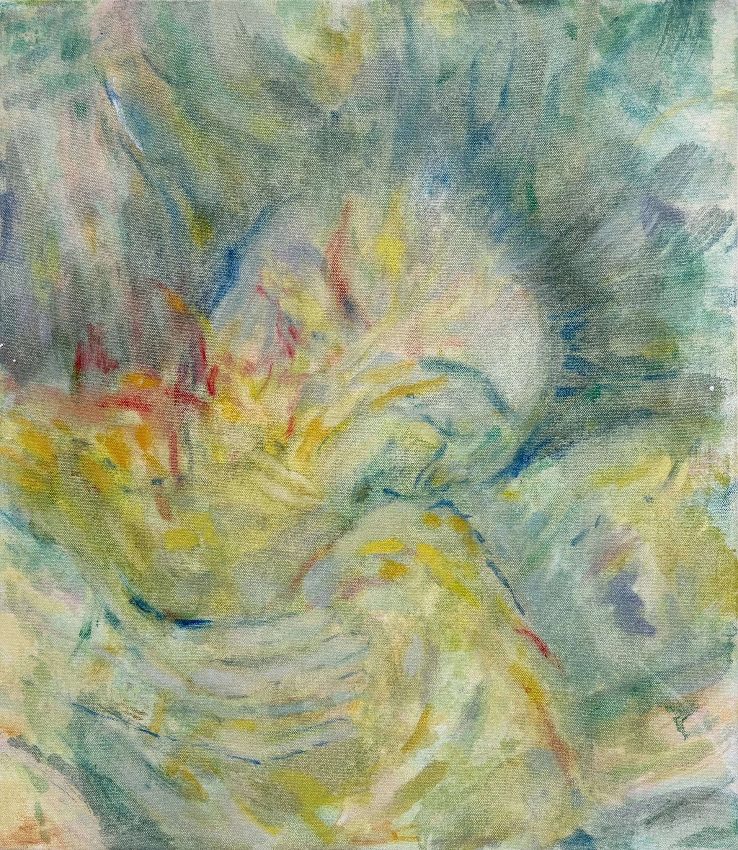 Turning towards the light, 30 × 40cm, oil on linen, 2026