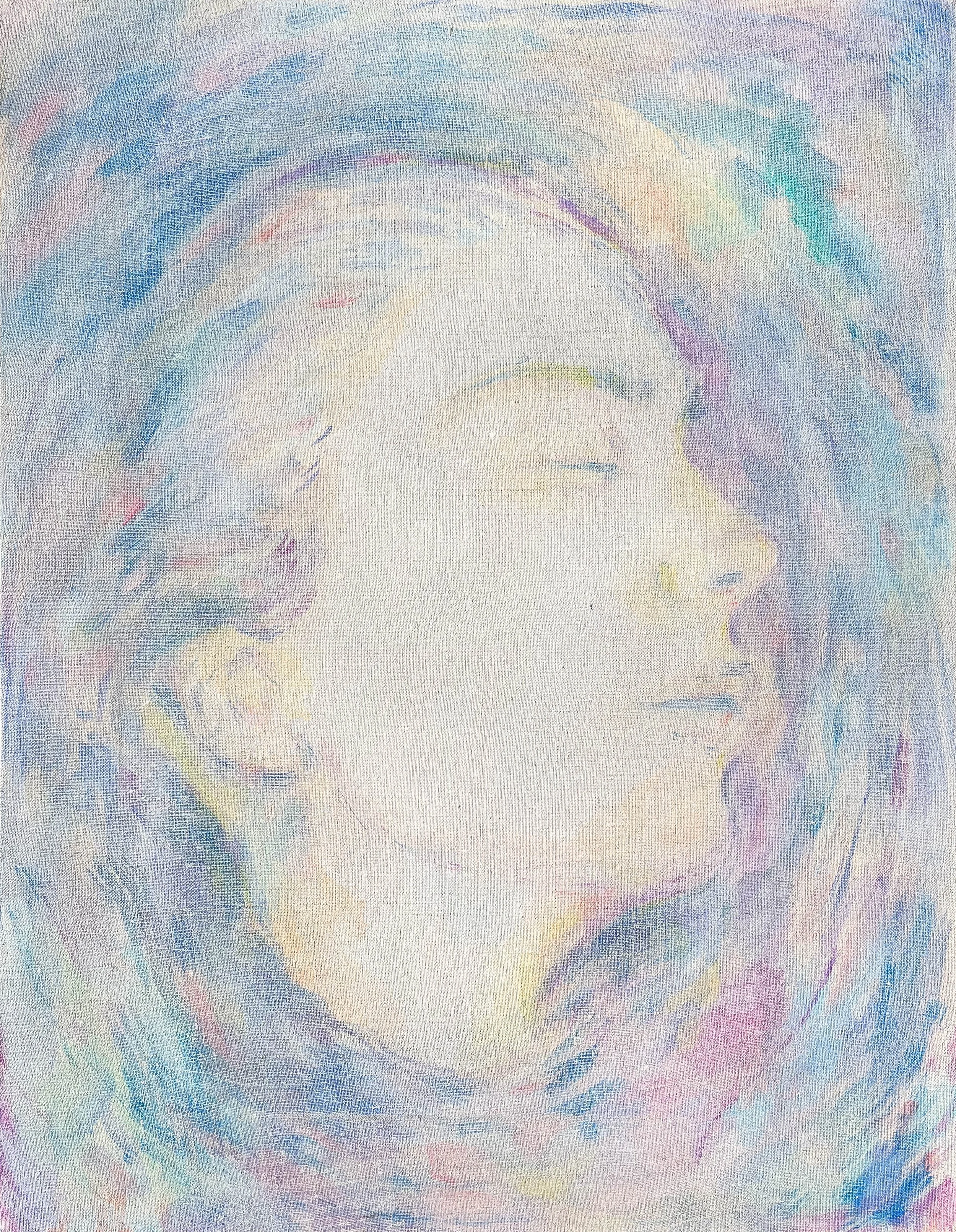 Letting go 35 x 45cm oil on linen 2024