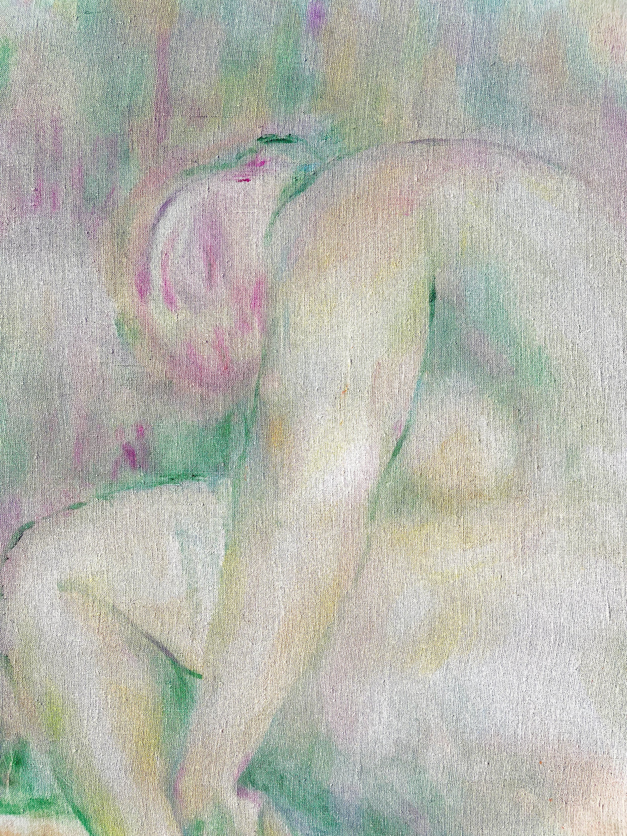 Spring time, Detail 2.
65 x 91cm
Oil on linen
202
