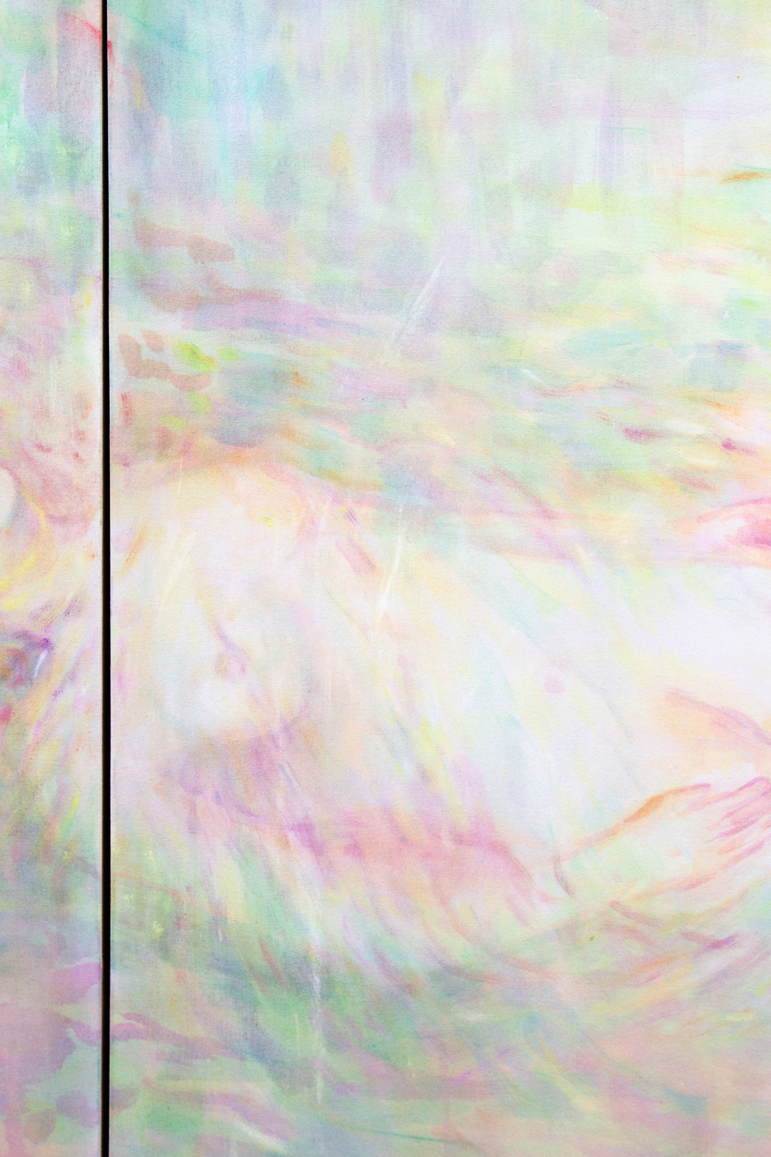 Ego Death, Detail 1.
315 x 180cm
Oil on canvas
2025