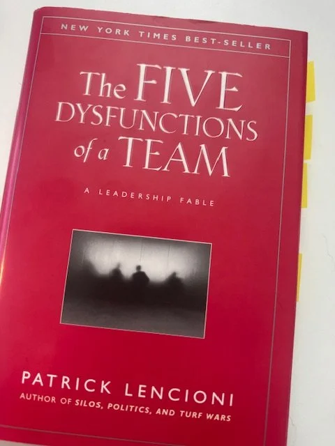 Cover Photo of Book "The Five Dysfunctions of a Team"