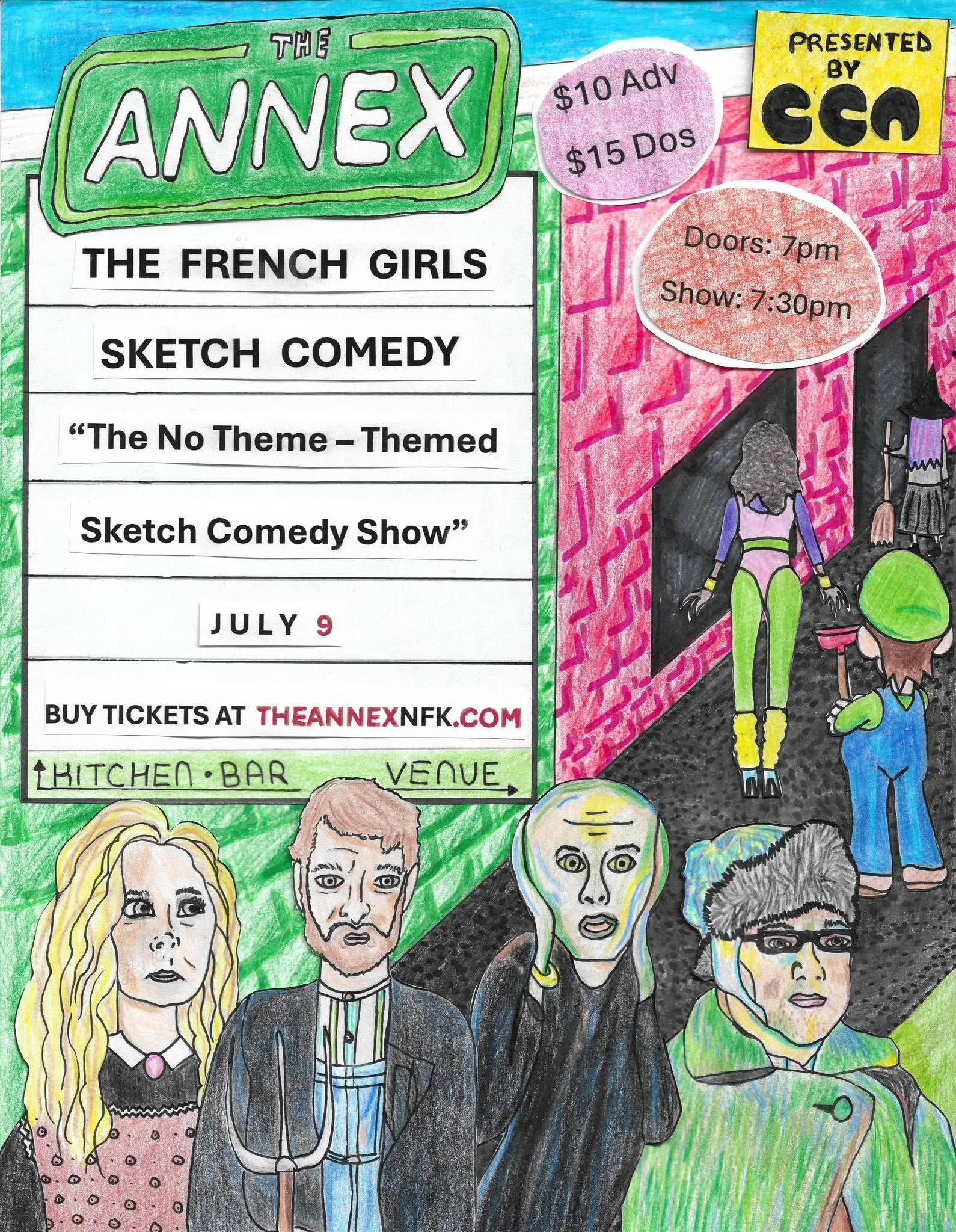 Sketch Comedy Show with The French Girls