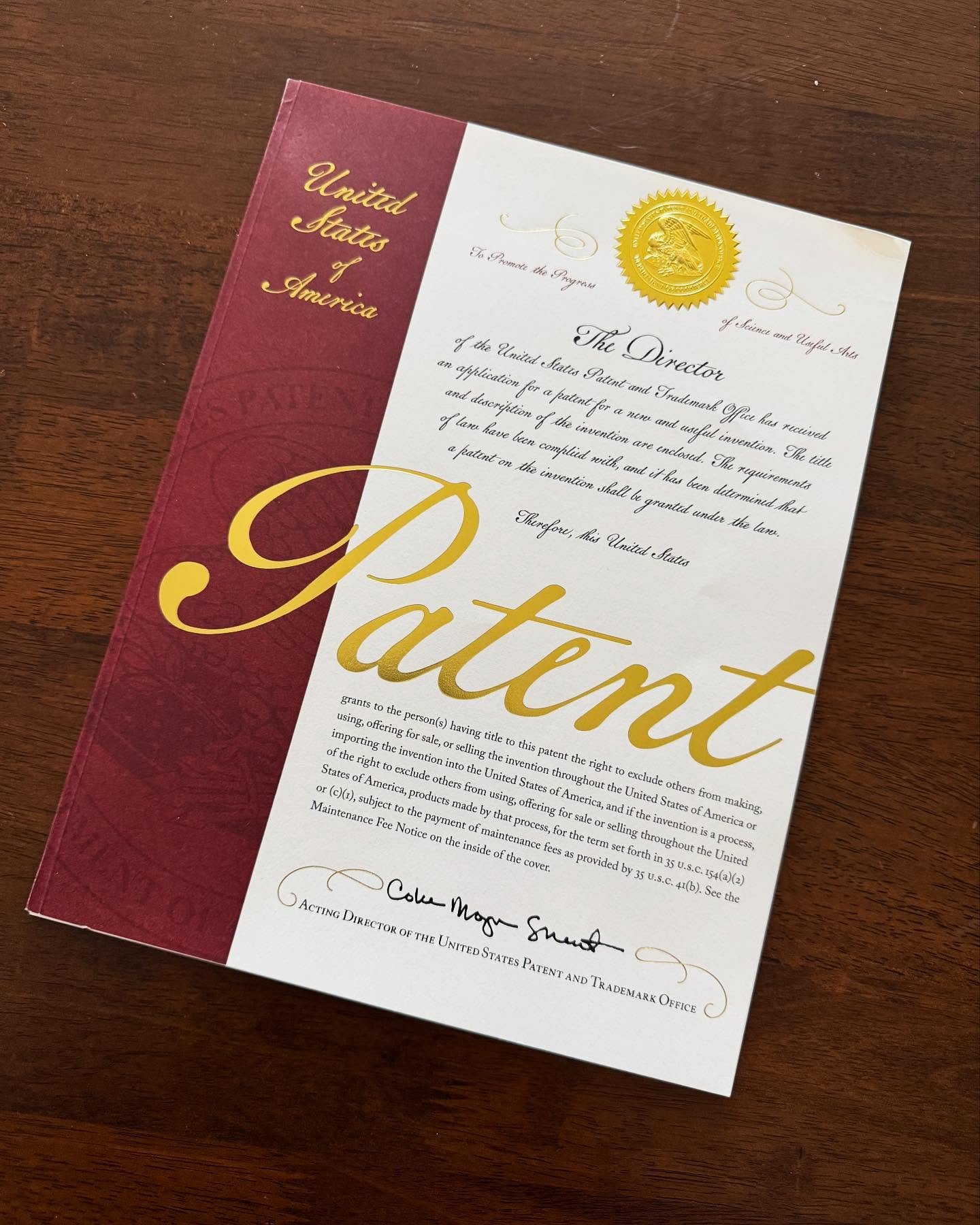 New patents granted #uspto #patent #ufo