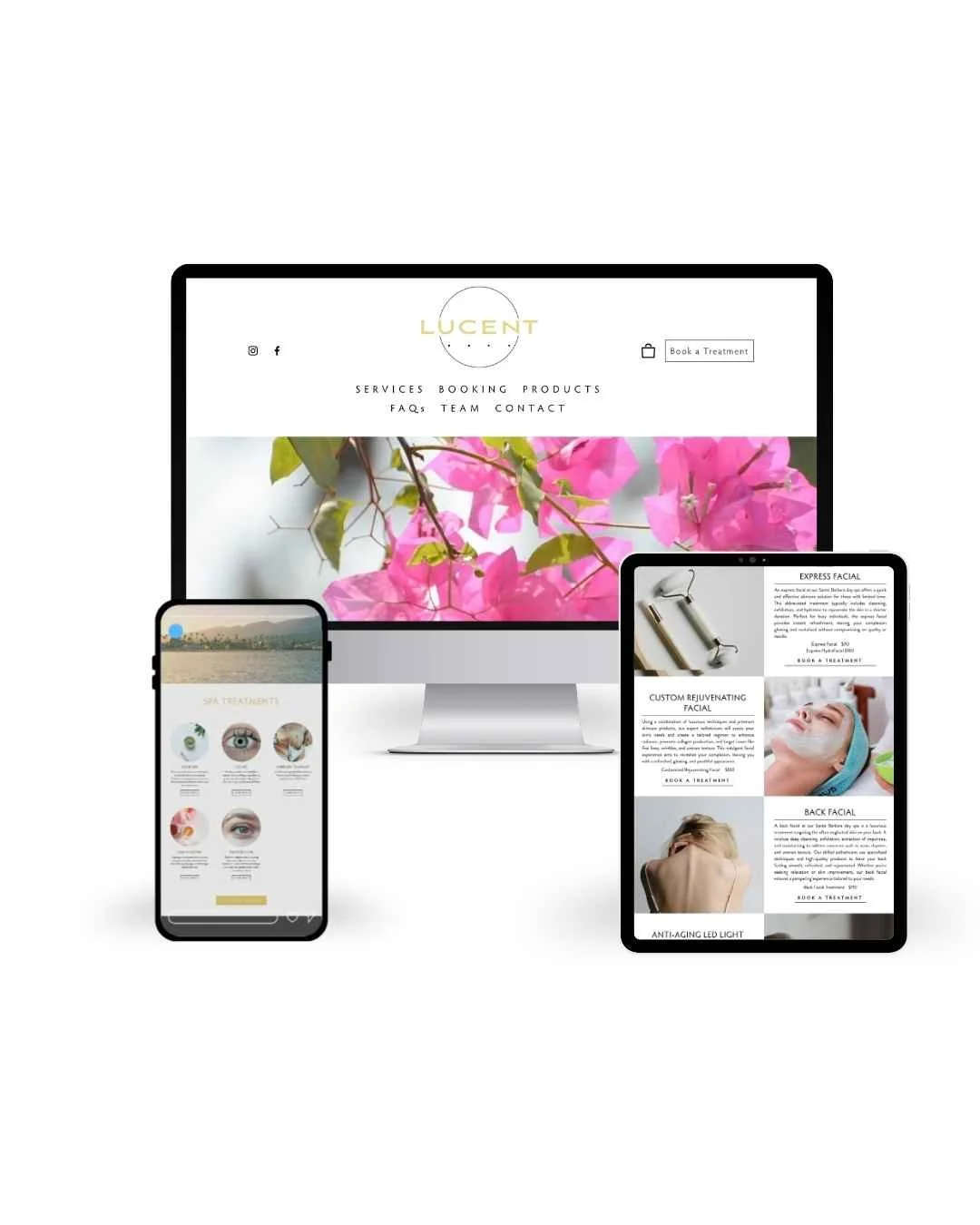 LUCENT SKINCARE   Santa Barbara Day Spa Website