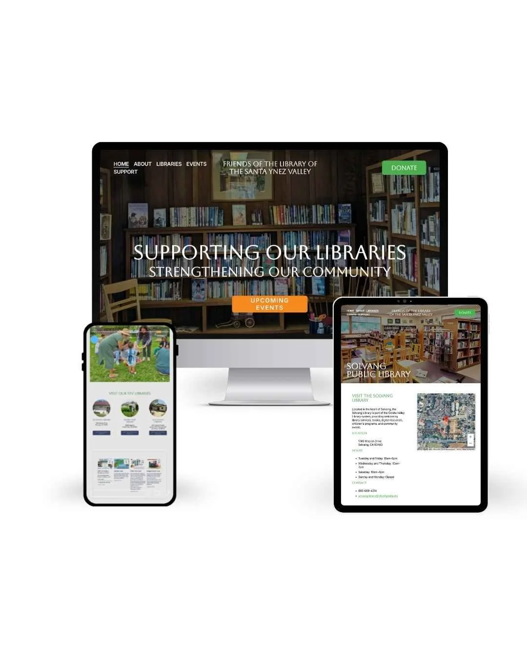 SYV FRIENDS OF THE LIBRARY  Local Nonprofit Organization Website