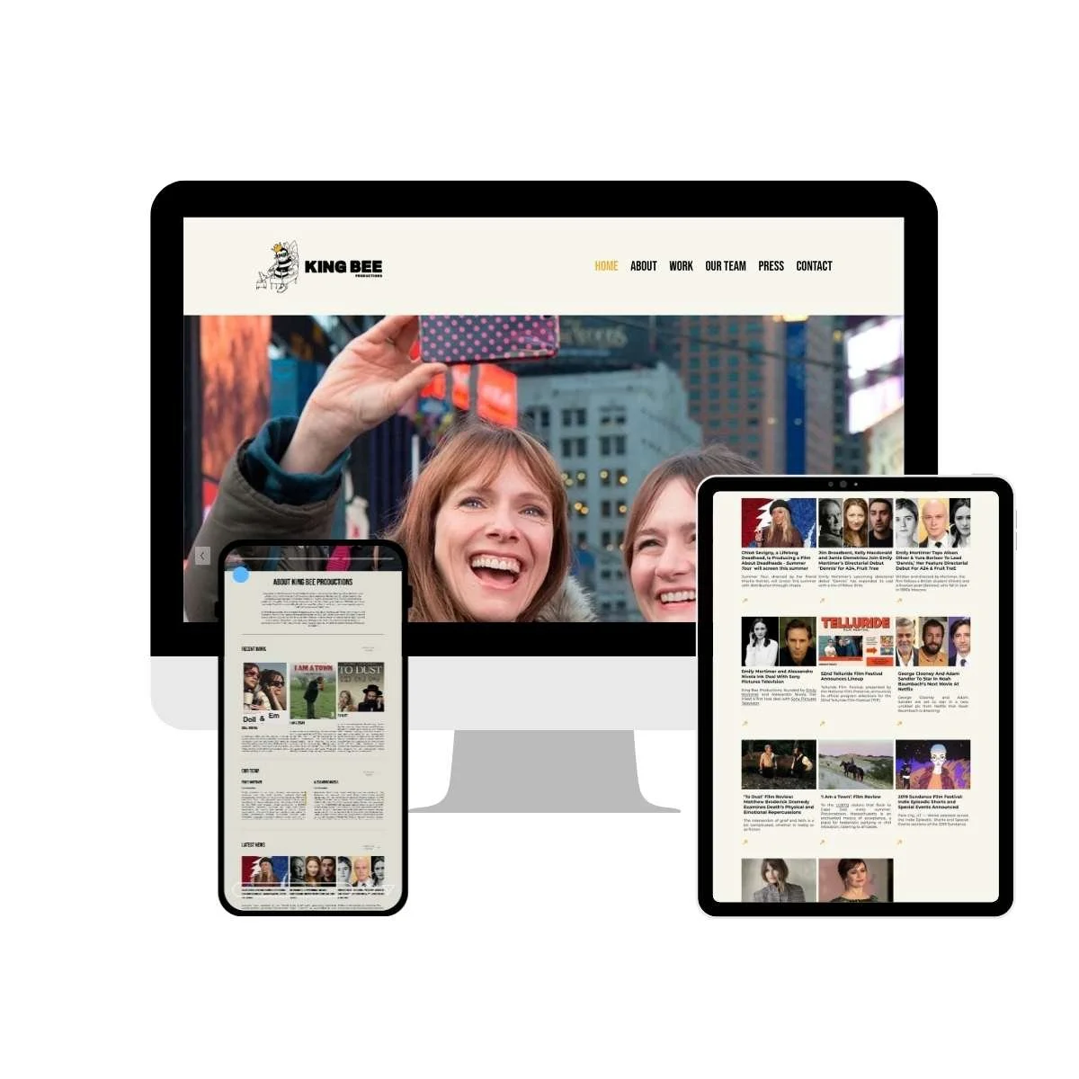 KING BEE PRODUCTIONS   TV & Film Production Company Website