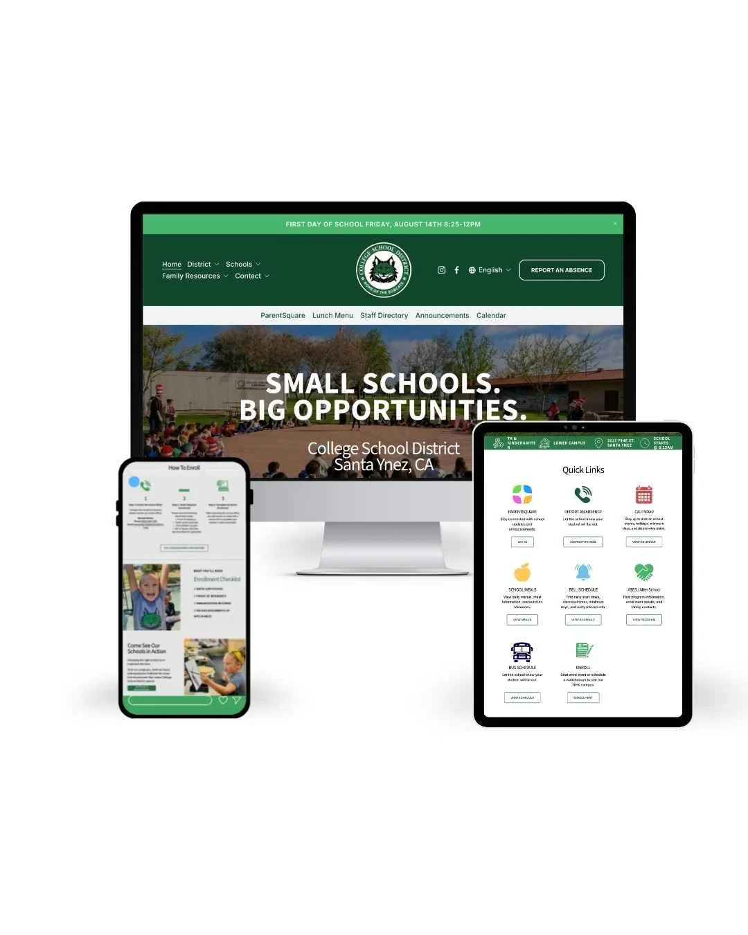 COLLEGE SCHOOL DISTRICT   Local Public School District Website